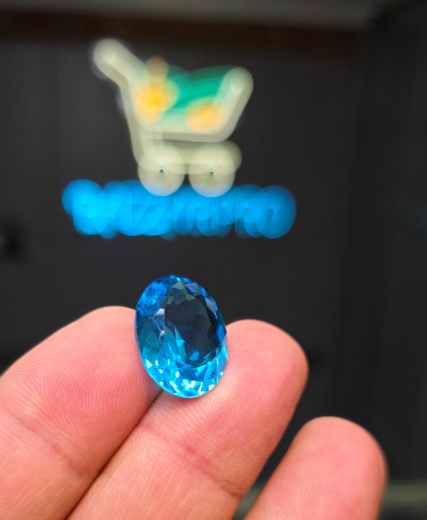 Premium Quality Blue Topaz Stone