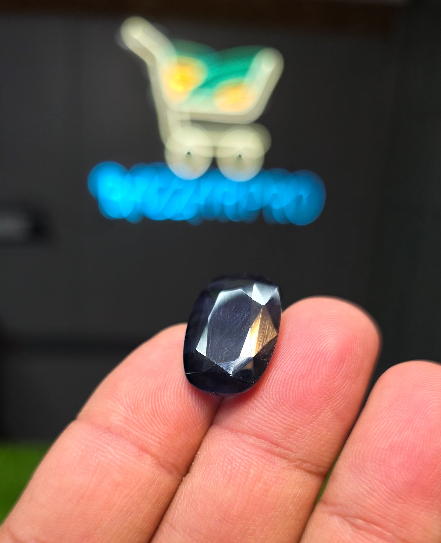 Premium Quality Neelam Imiatation Stone