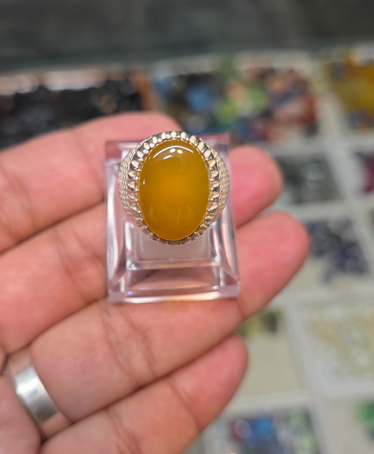 Premium Quality Zarad Aqeeq Ring