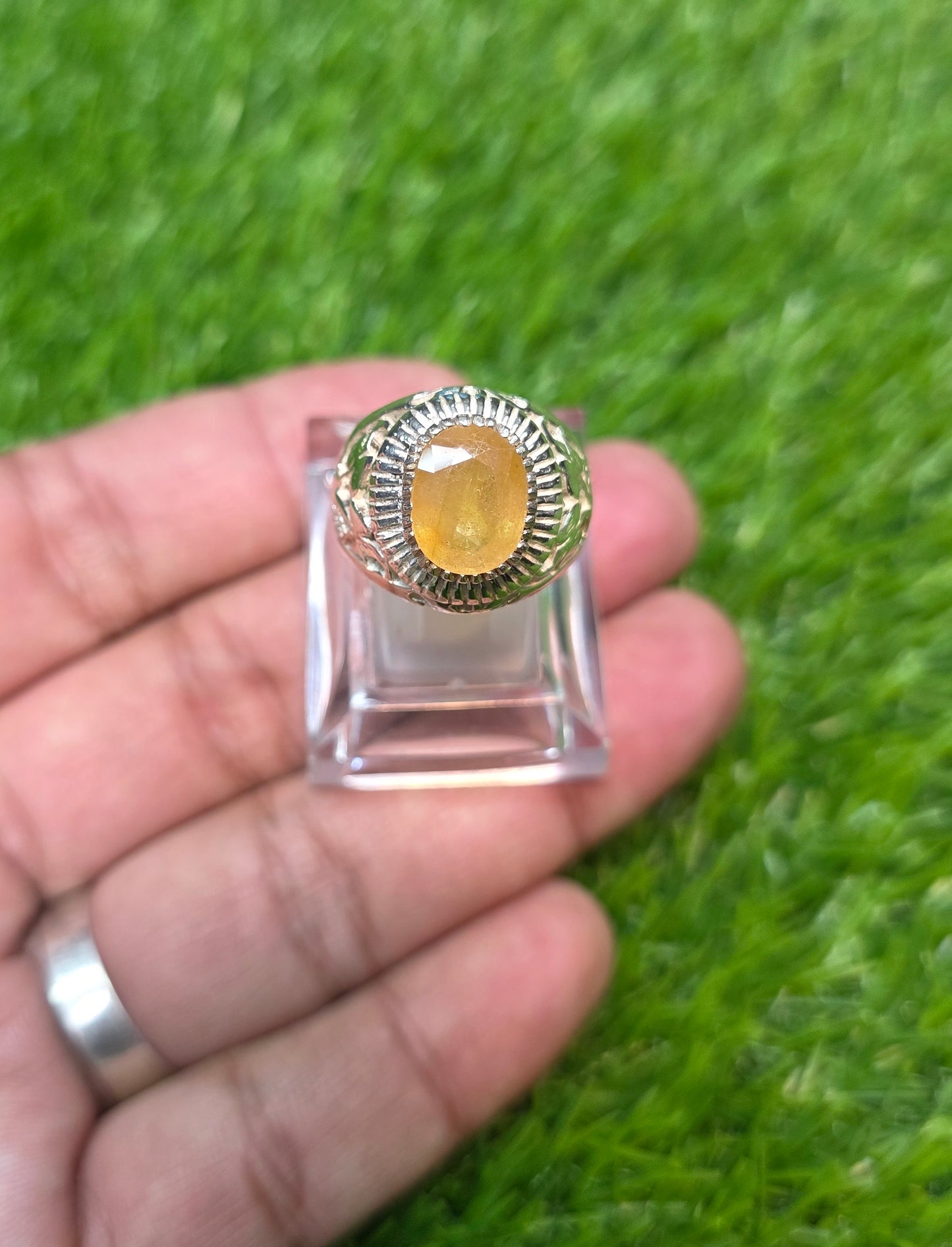 Premium Quality Pukhraj Ring