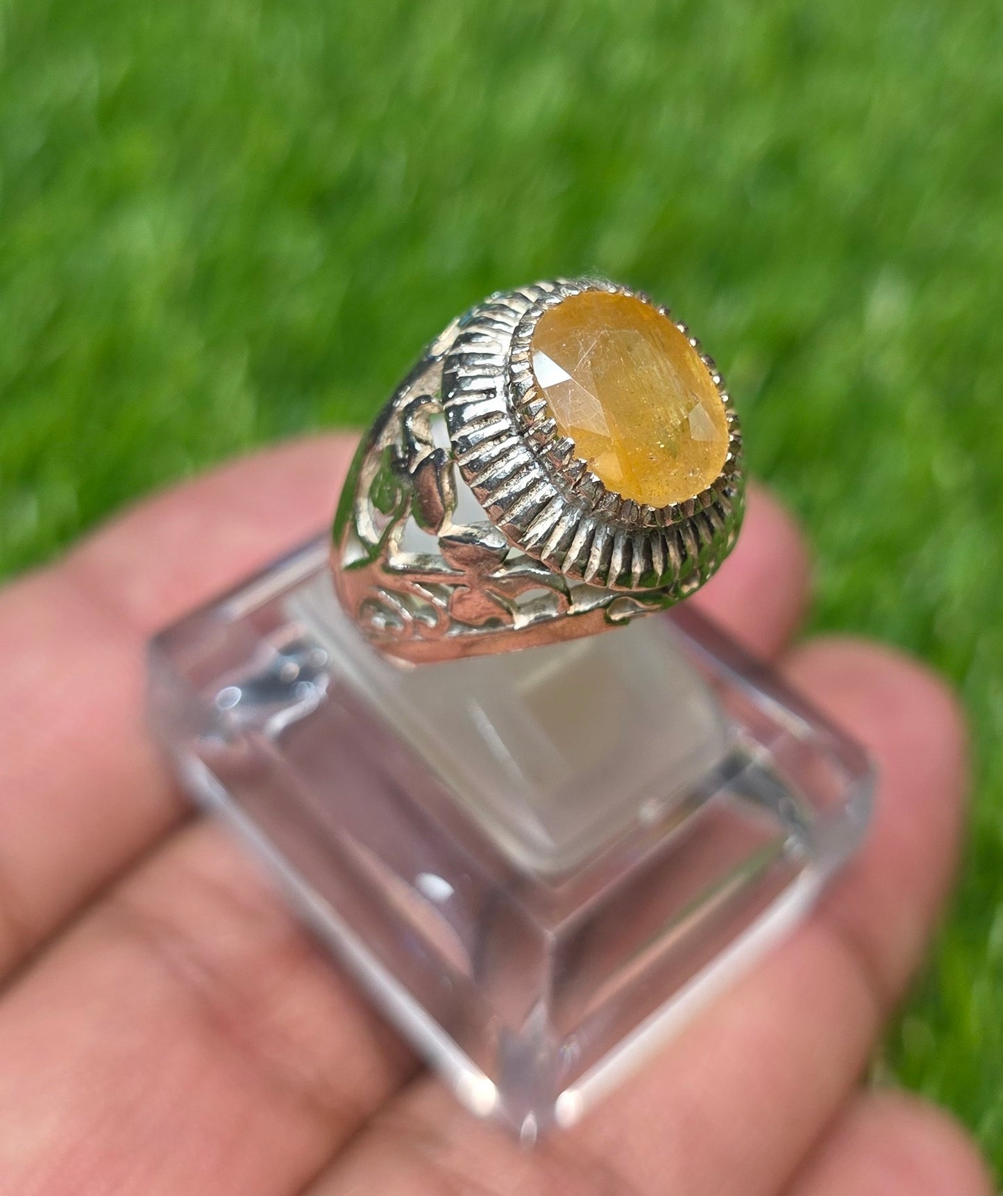 Premium Quality Pukhraj Ring