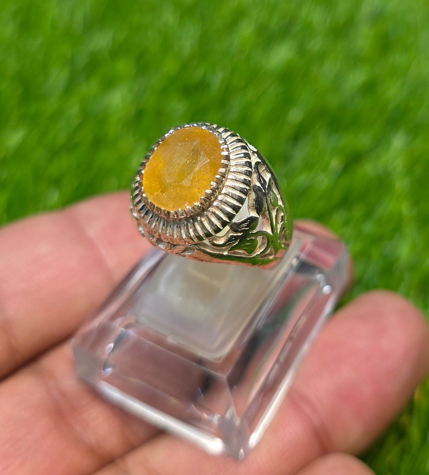 Premium Quality Pukhraj Ring