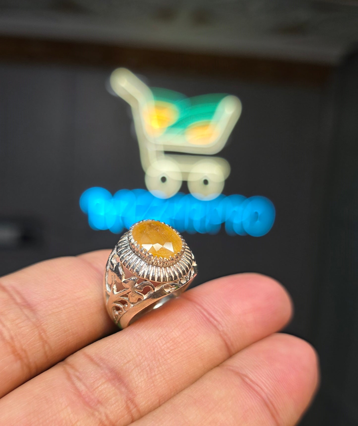 Premium Quality Pukhraj Ring