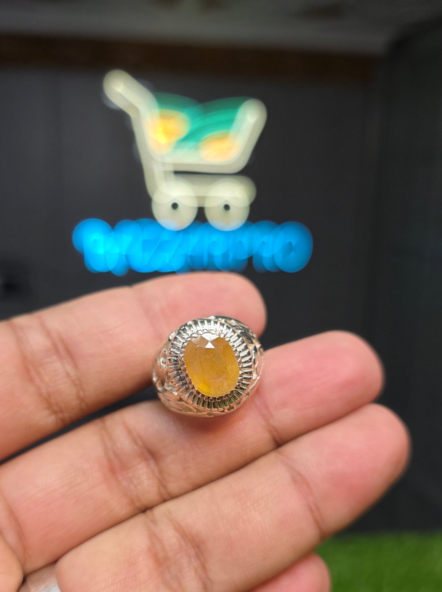 Premium Quality Pukhraj Ring