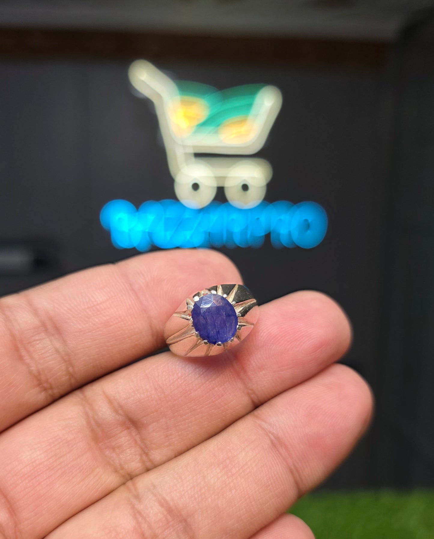 Premium Quality Neelam Ring