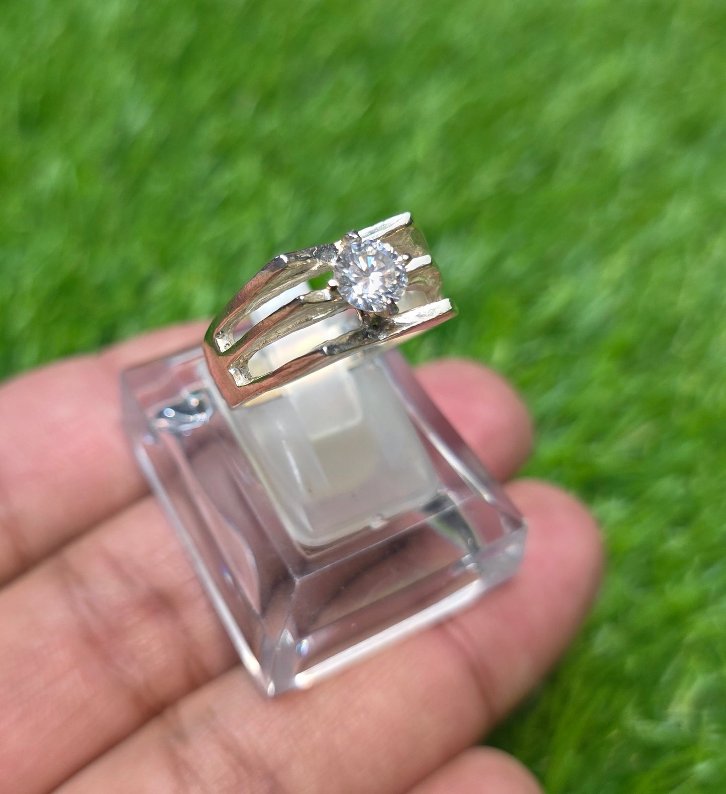Premium Quality White Moissanite Ring