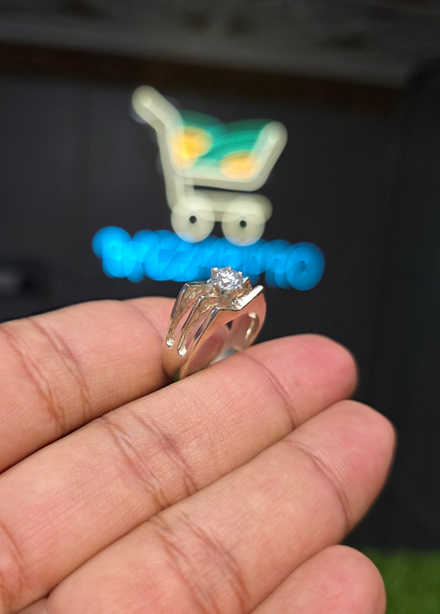 Premium Quality White Moissanite Ring