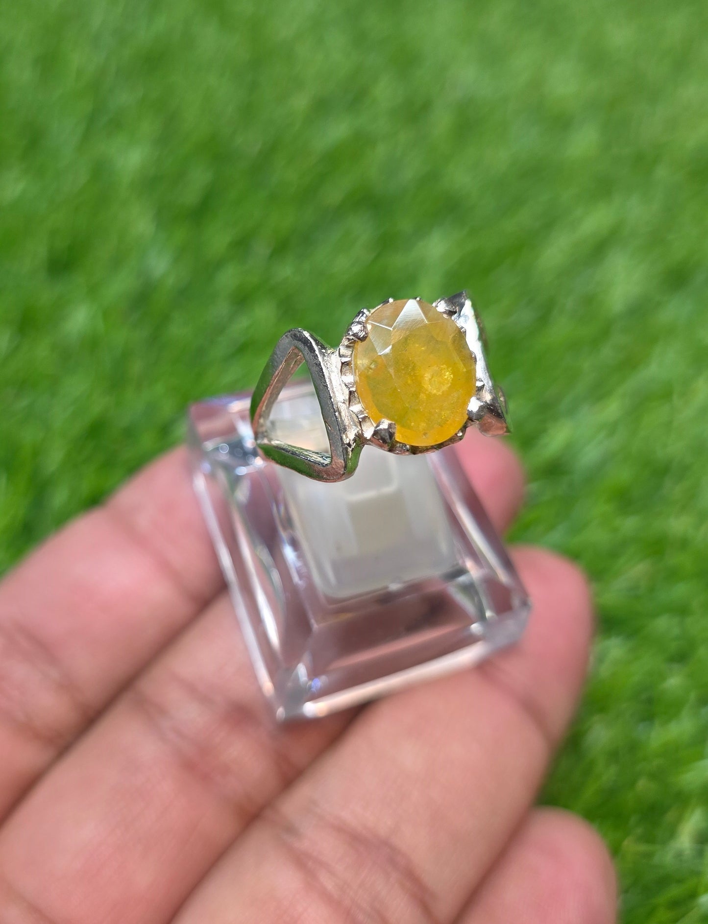 Premium Quality Pukhraj Ring