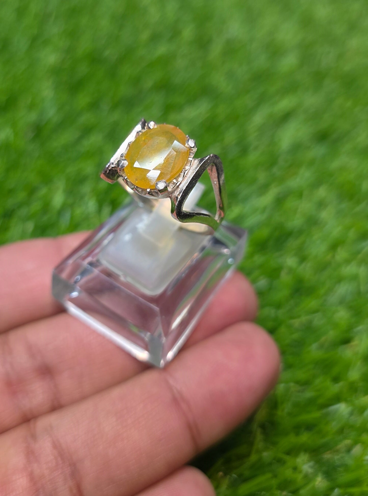 Premium Quality Pukhraj Ring