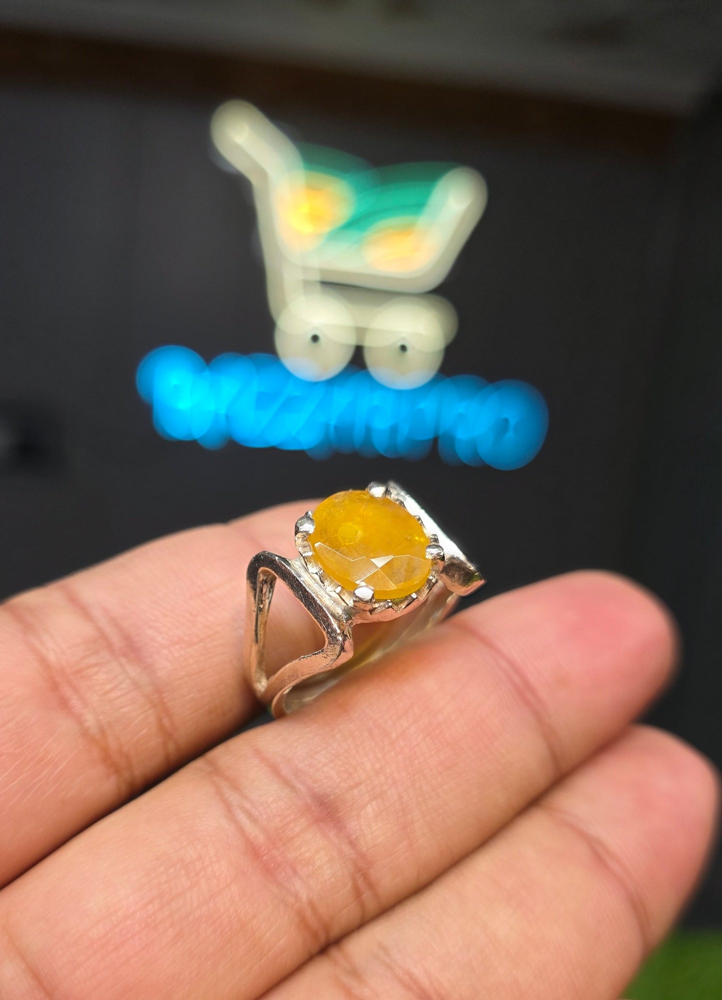 Premium Quality Pukhraj Ring
