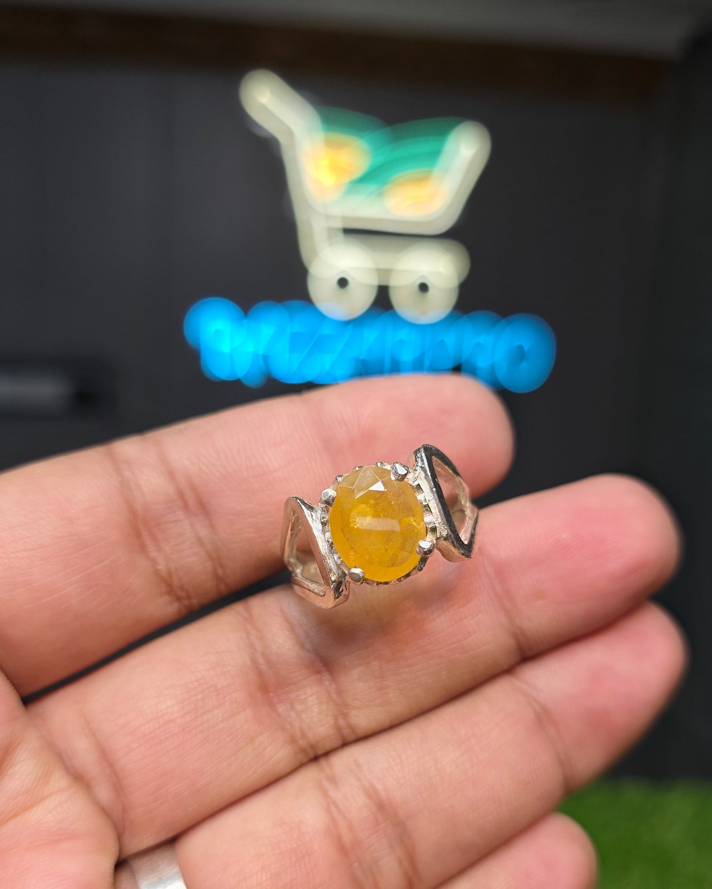 Premium Quality Pukhraj Ring