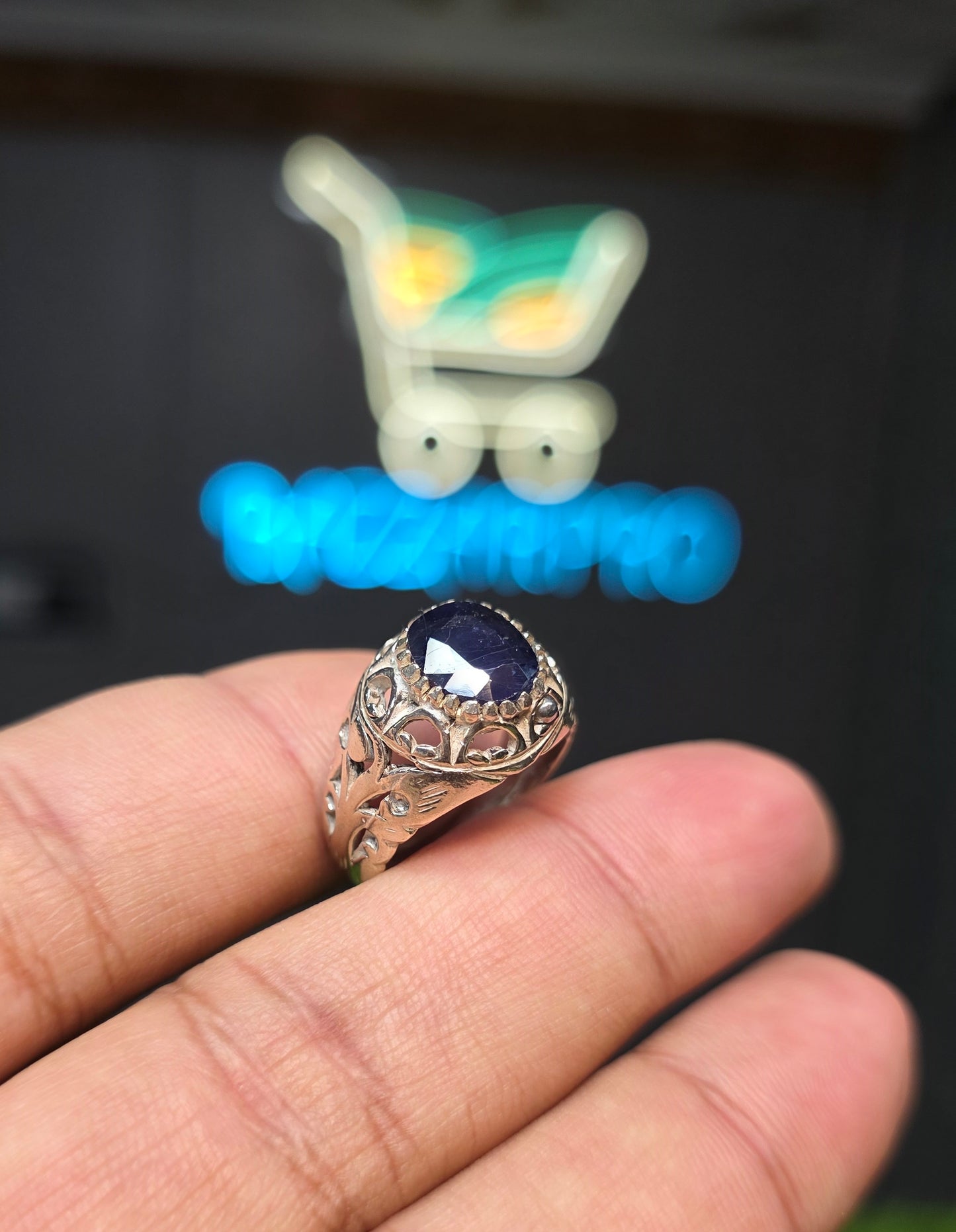 Premium Quality Neelam Ring