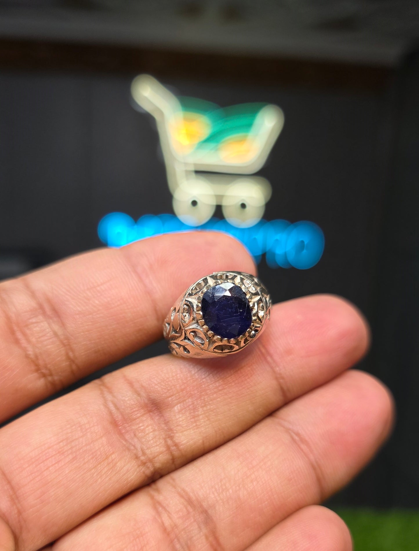 Premium Quality Neelam Ring