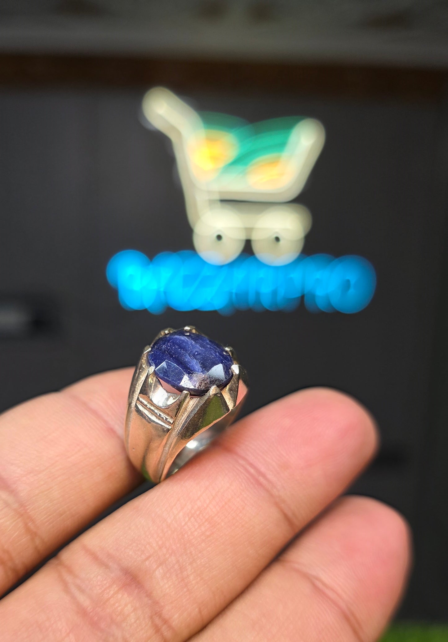 Premium Quality Neelam Ring
