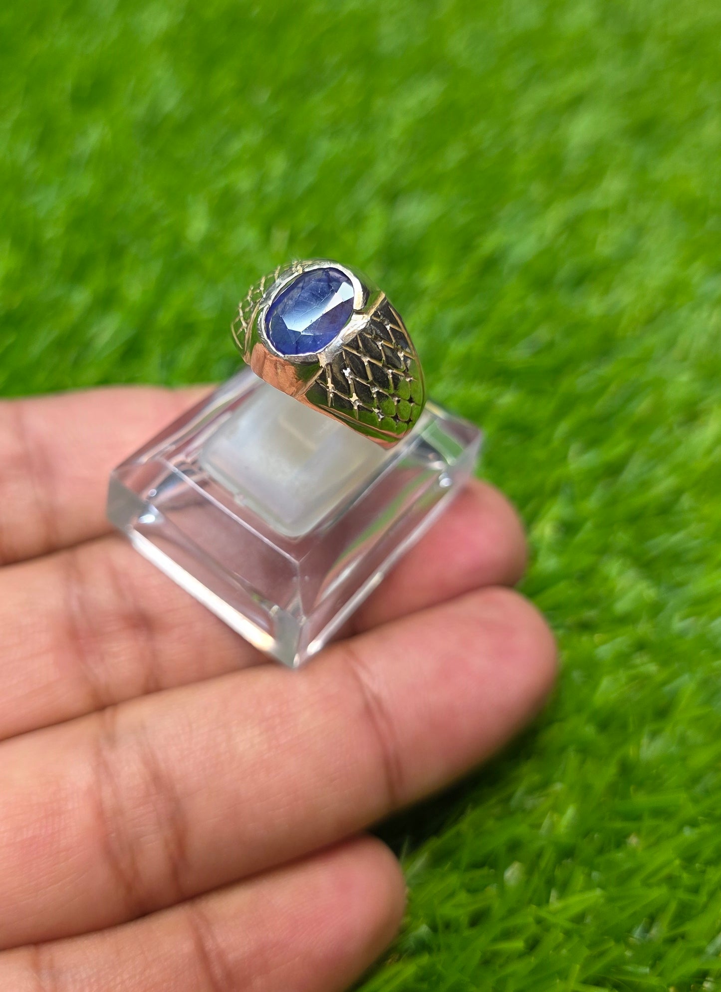 Premium Quality Neelam Ring