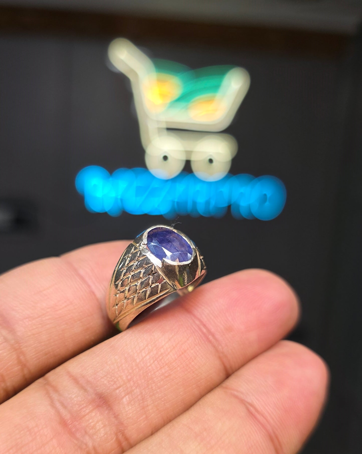 Premium Quality Neelam Ring