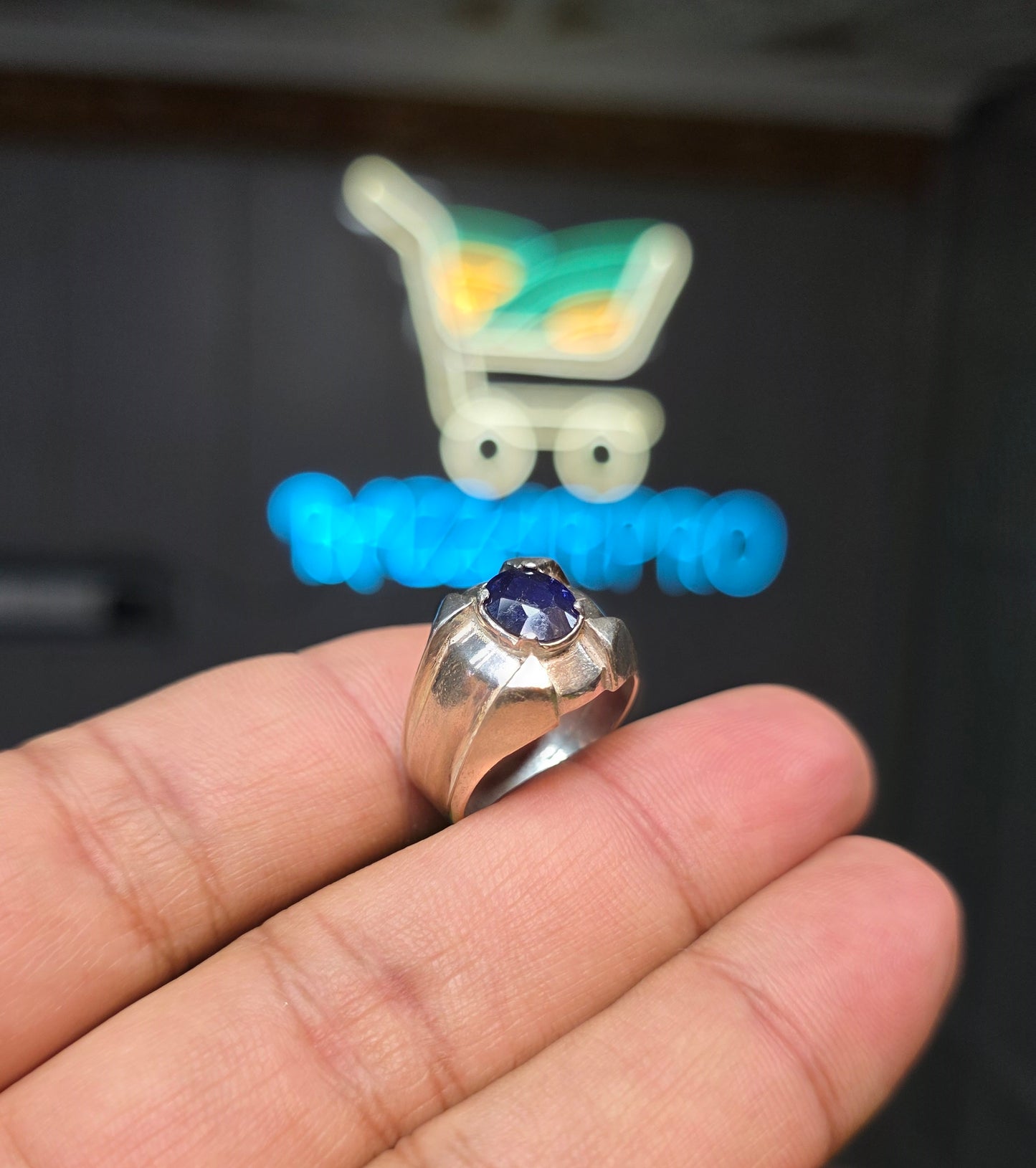 Premium Quality Neelam Ring