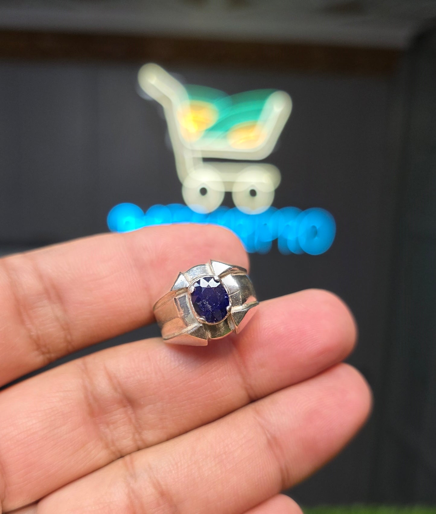 Premium Quality Neelam Ring