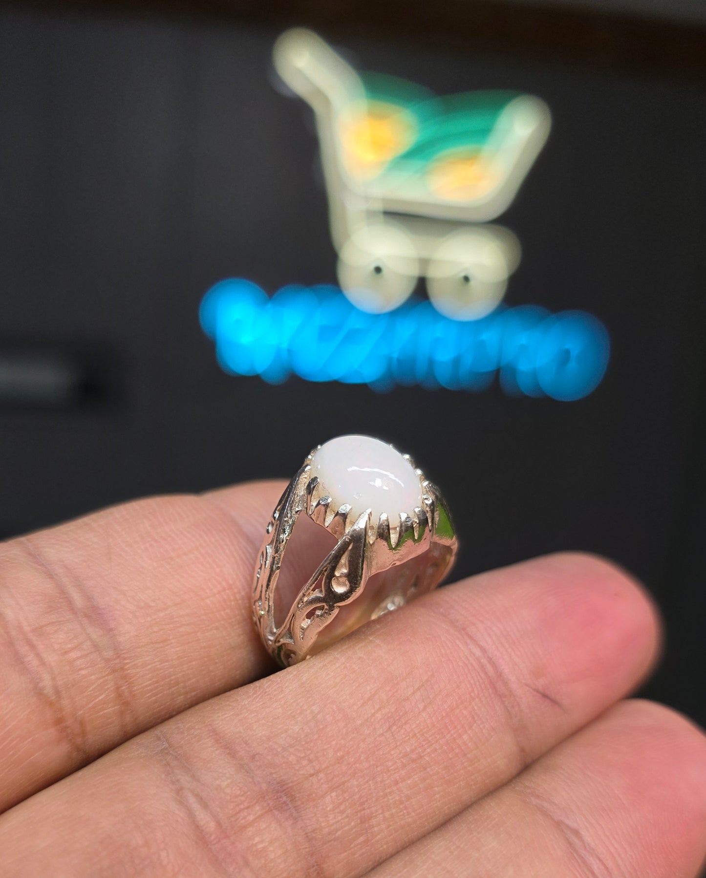 Premium Quality Ethopian Opal Ring