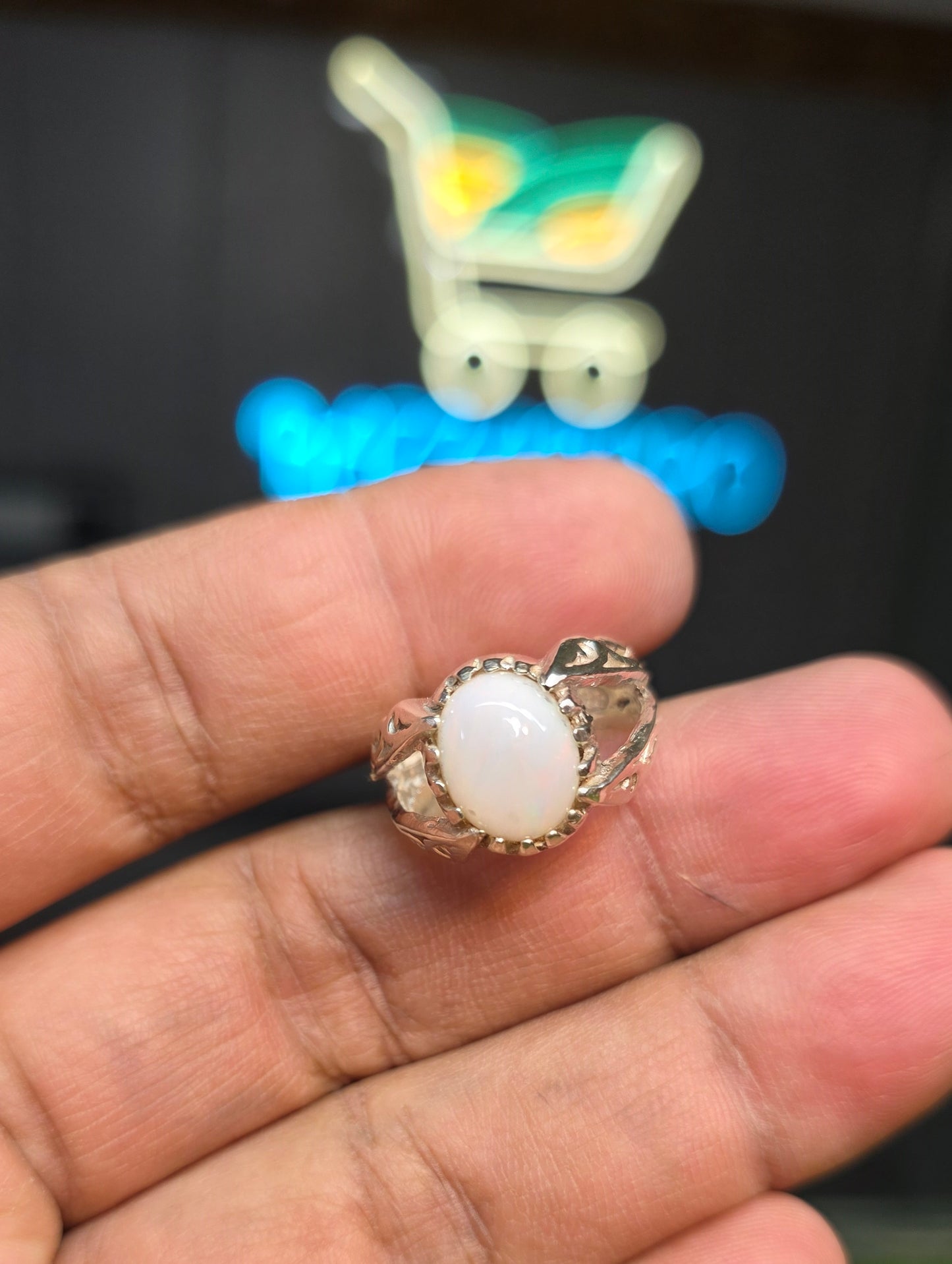 Premium Quality Ethopian Opal Ring