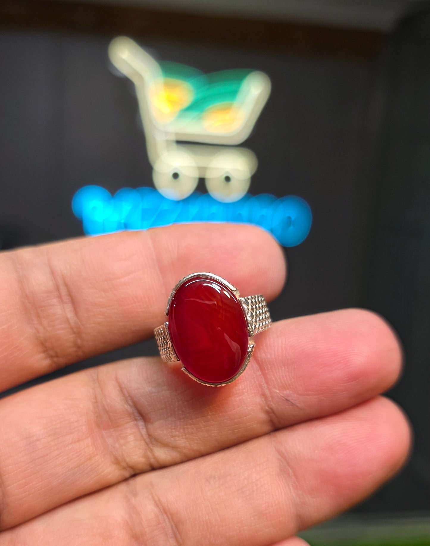 Premium Quality Yamni Aqeeq Ring