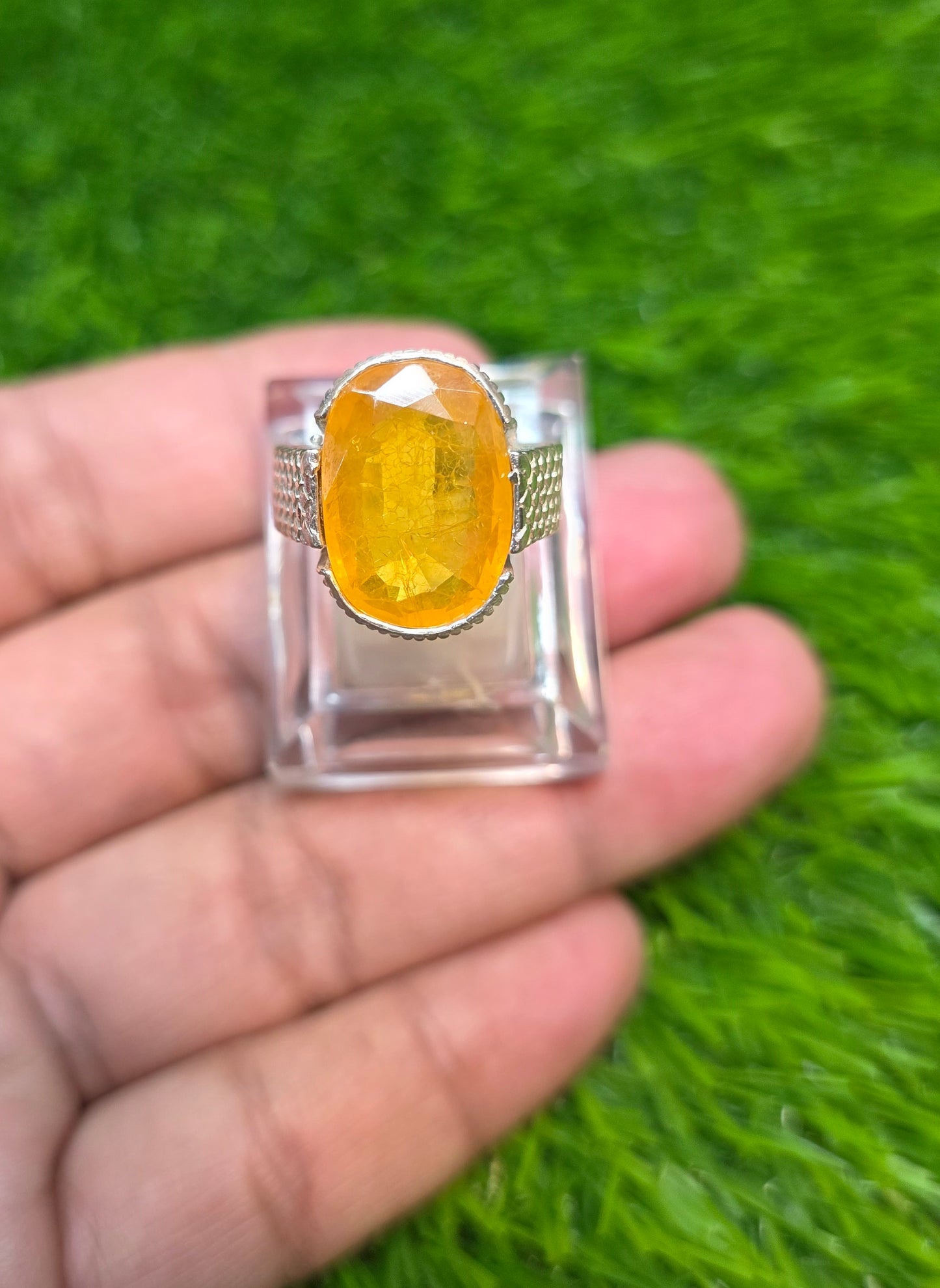 Premium Quality Pukhraj Ring