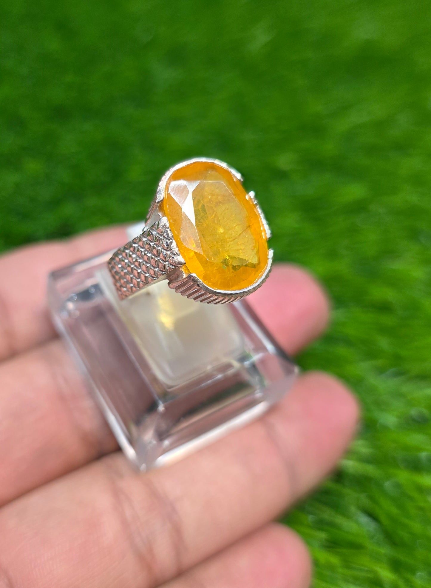 Premium Quality Pukhraj Ring