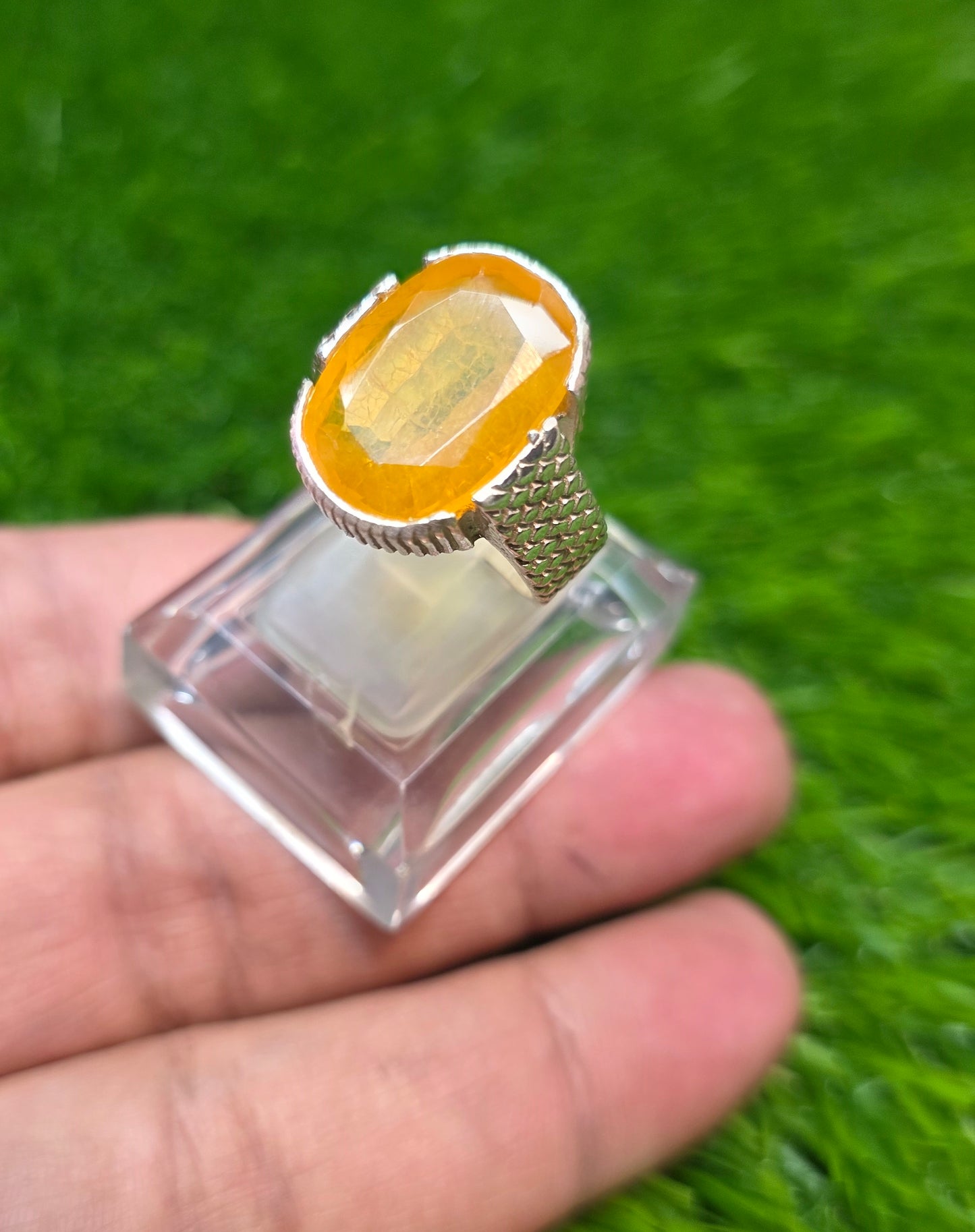 Premium Quality Pukhraj Ring