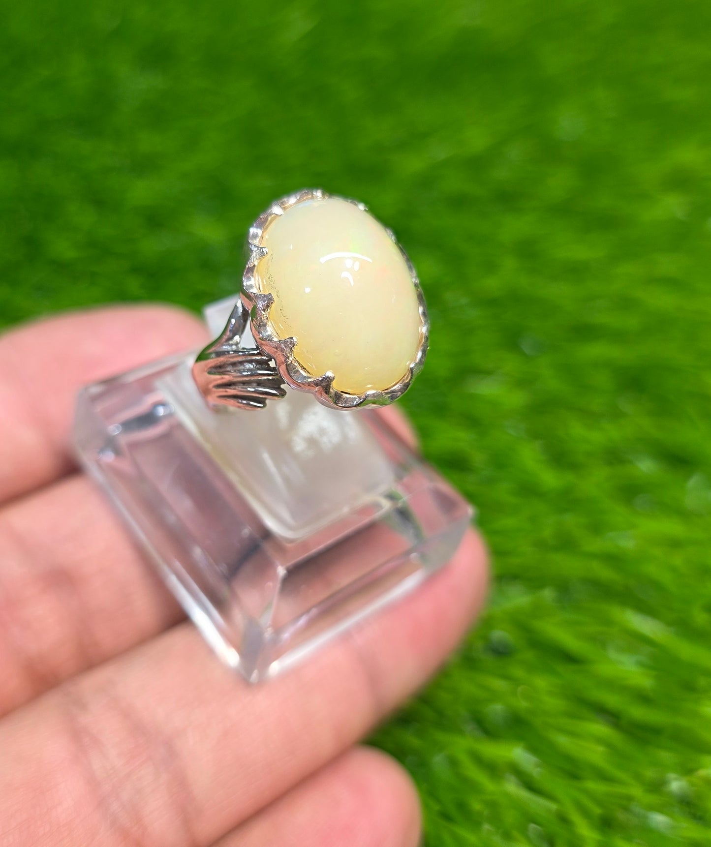 Premium Quality Full Fire Opal Ring