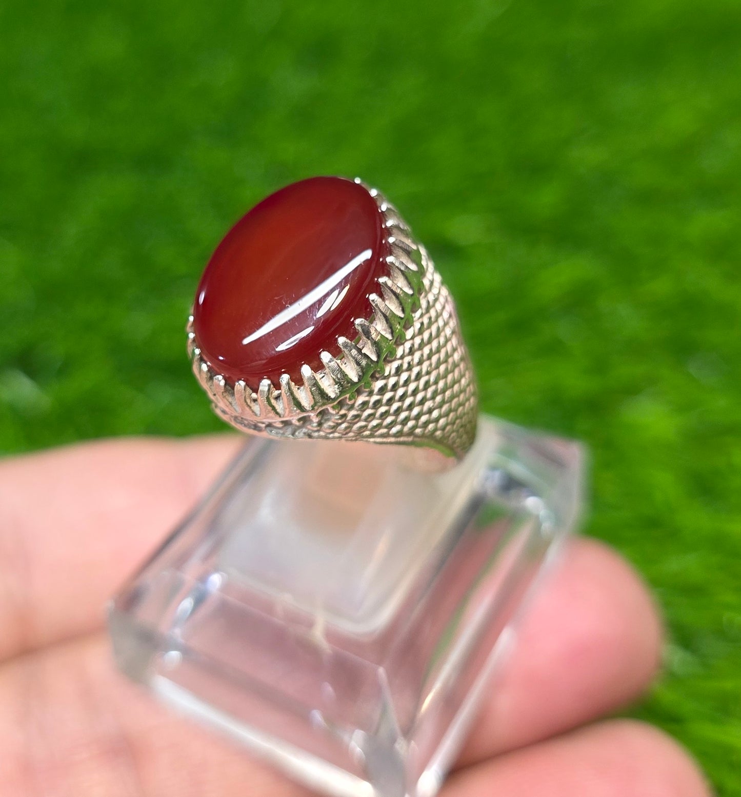 Premium Quality Yamni Aqeeq Ring