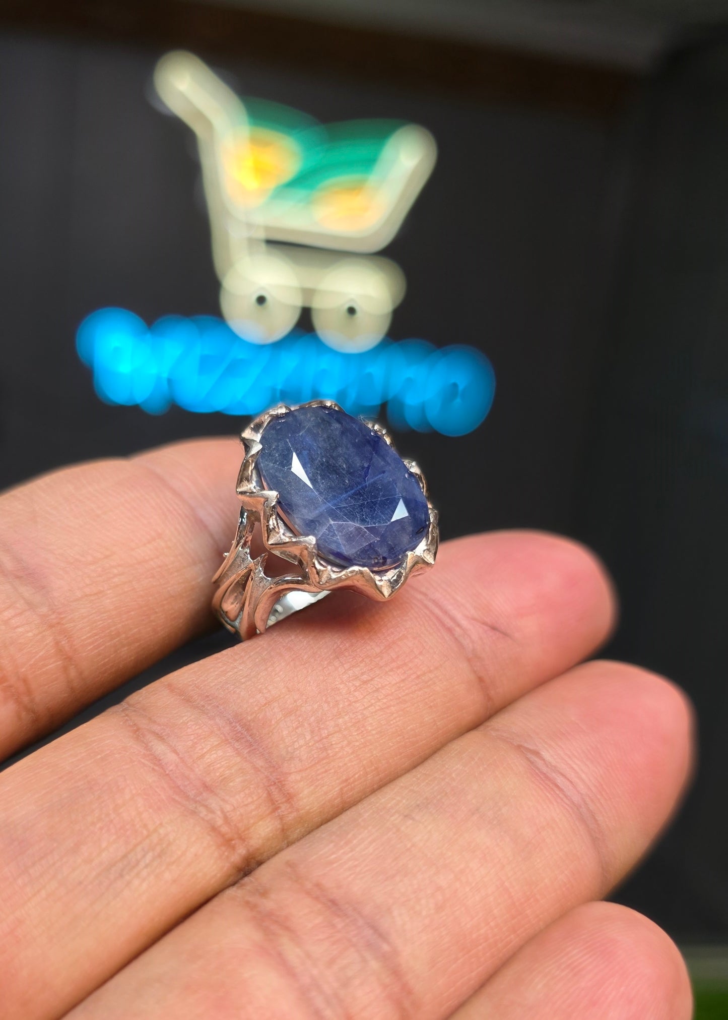 Premium Quality Neelam Ring