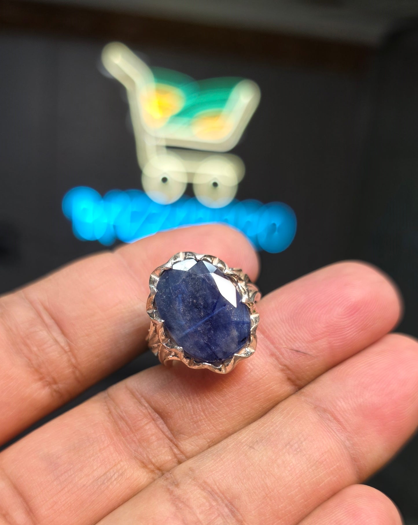 Premium Quality Neelam Ring