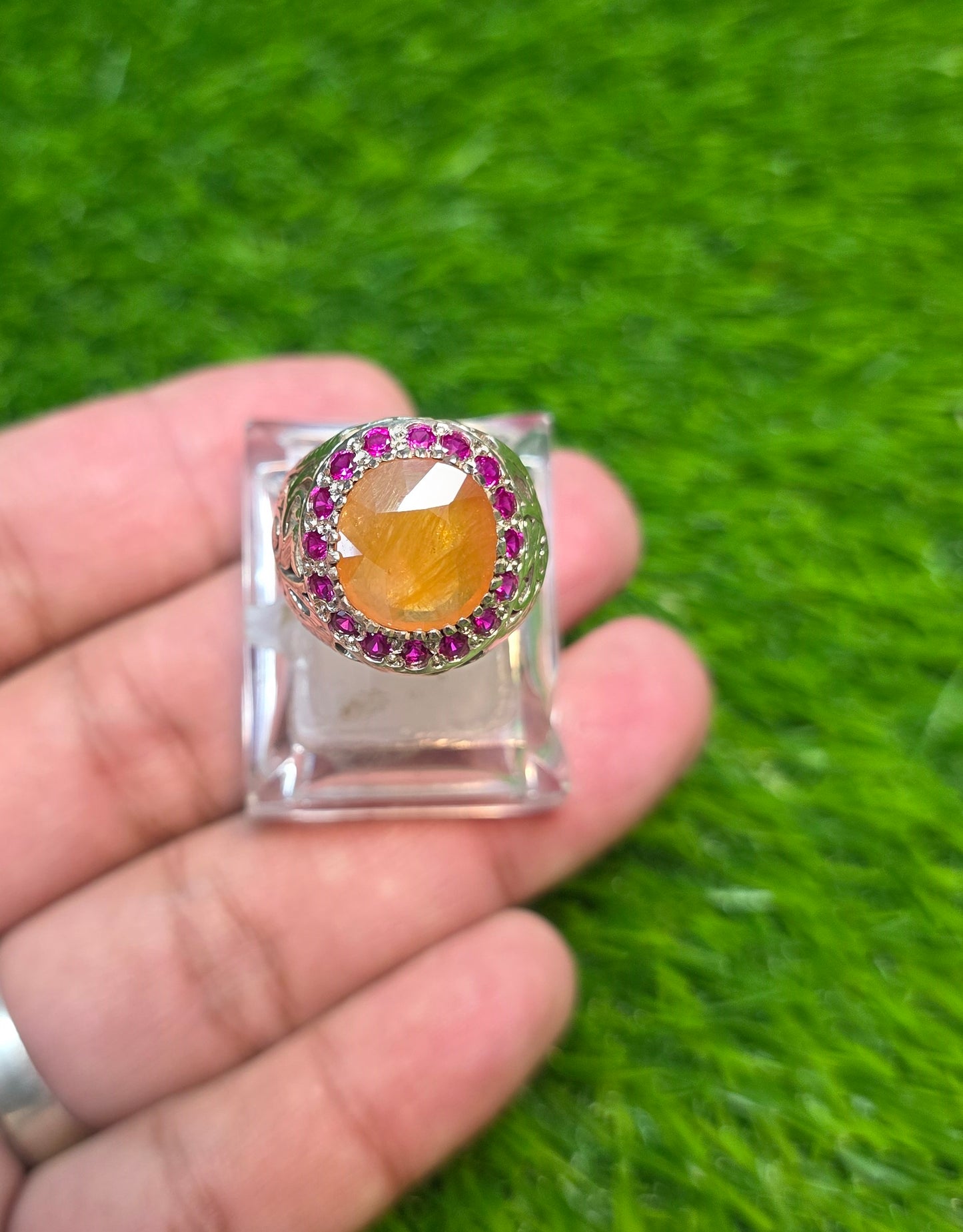 Premium Quality Pukhraj Ring