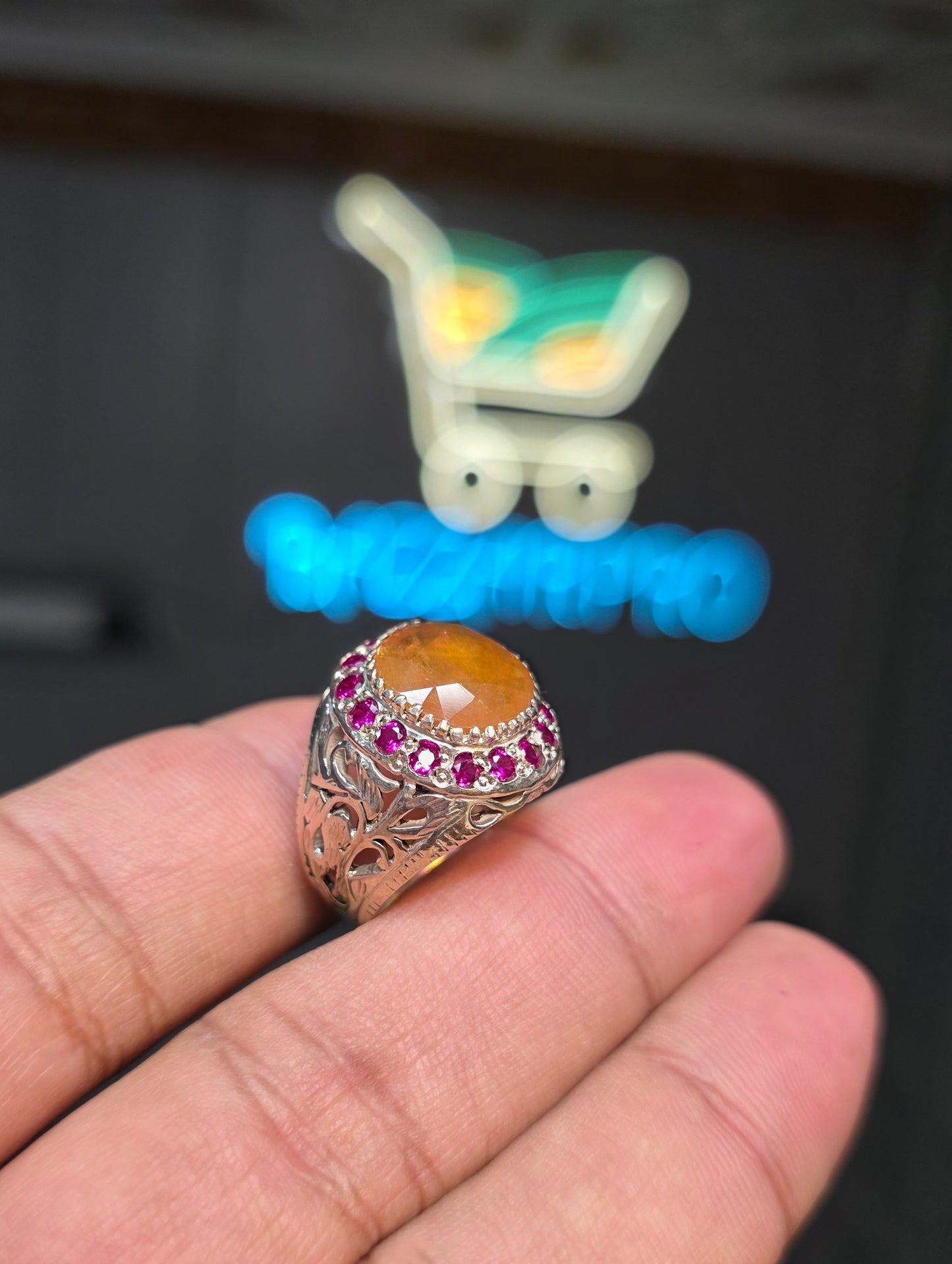 Premium Quality Pukhraj Ring