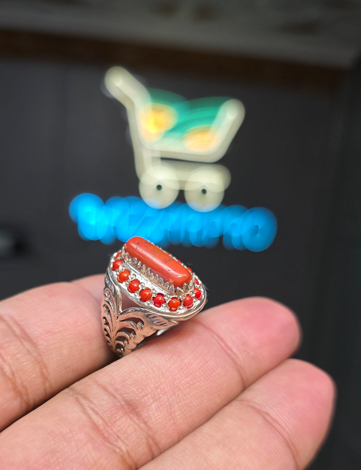Premium Quality Marjan Ring