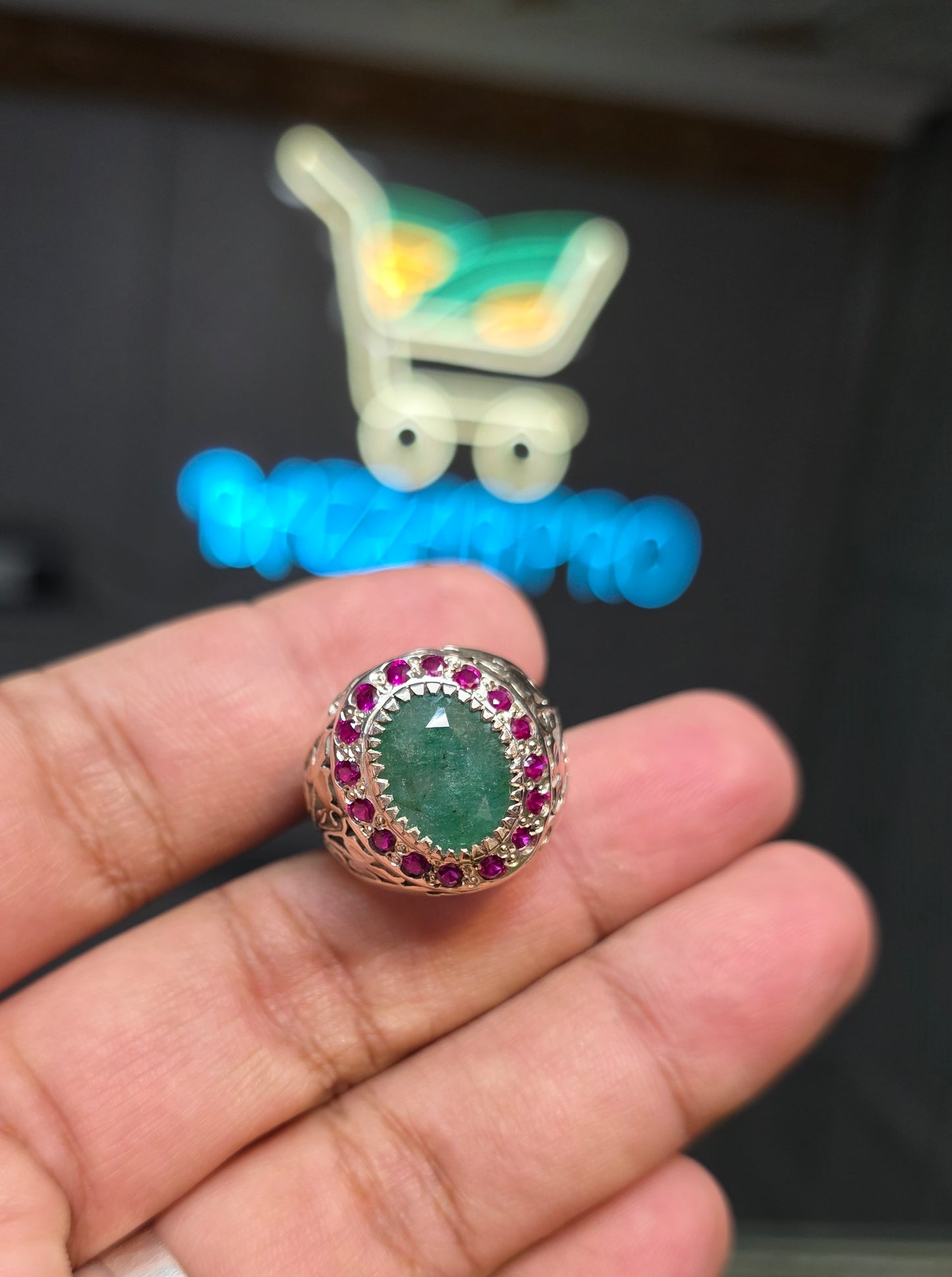 Premium Quality Zamurd Ring