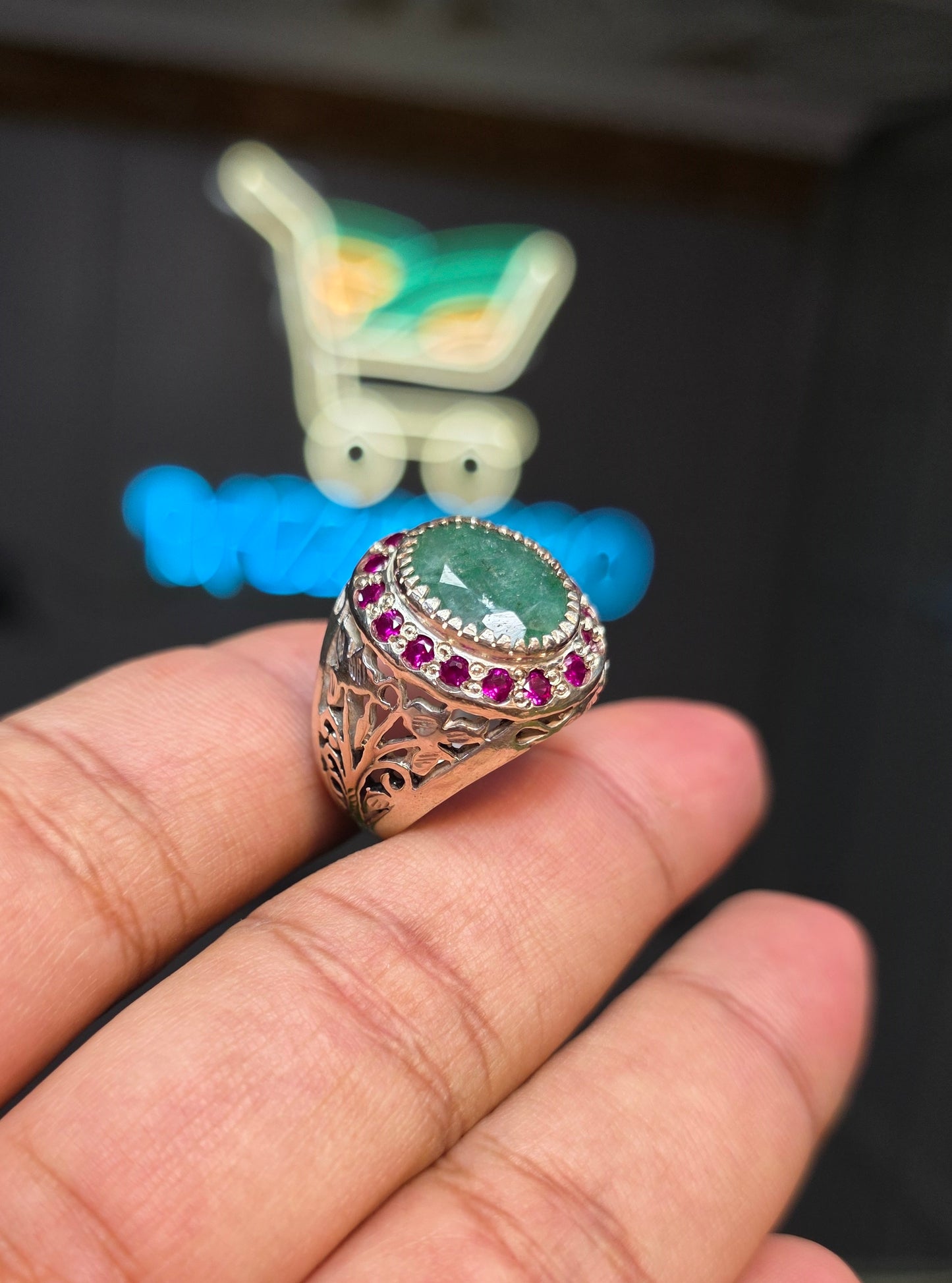 Premium Quality Zamurd Ring