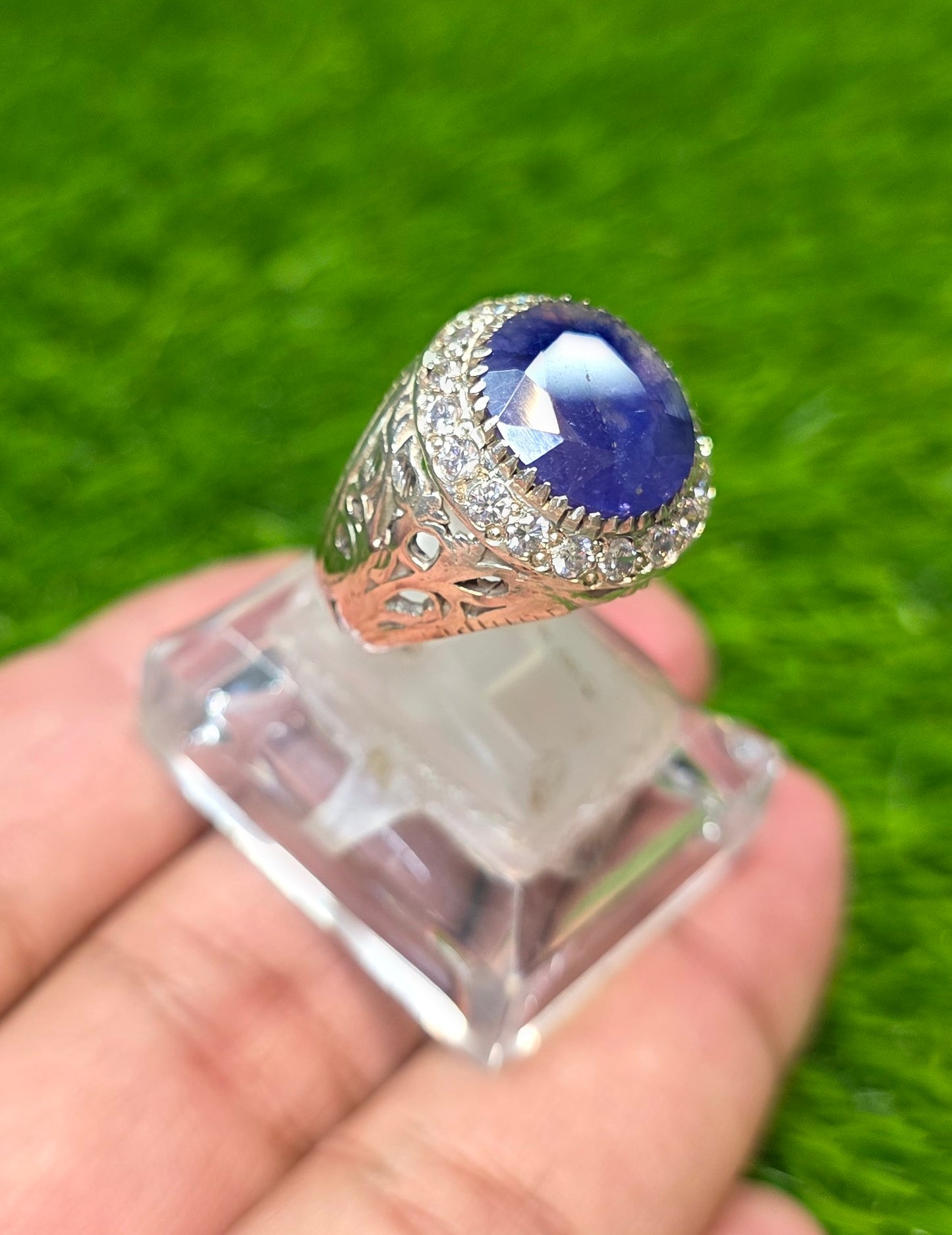 Premium Quality Neelam Ring