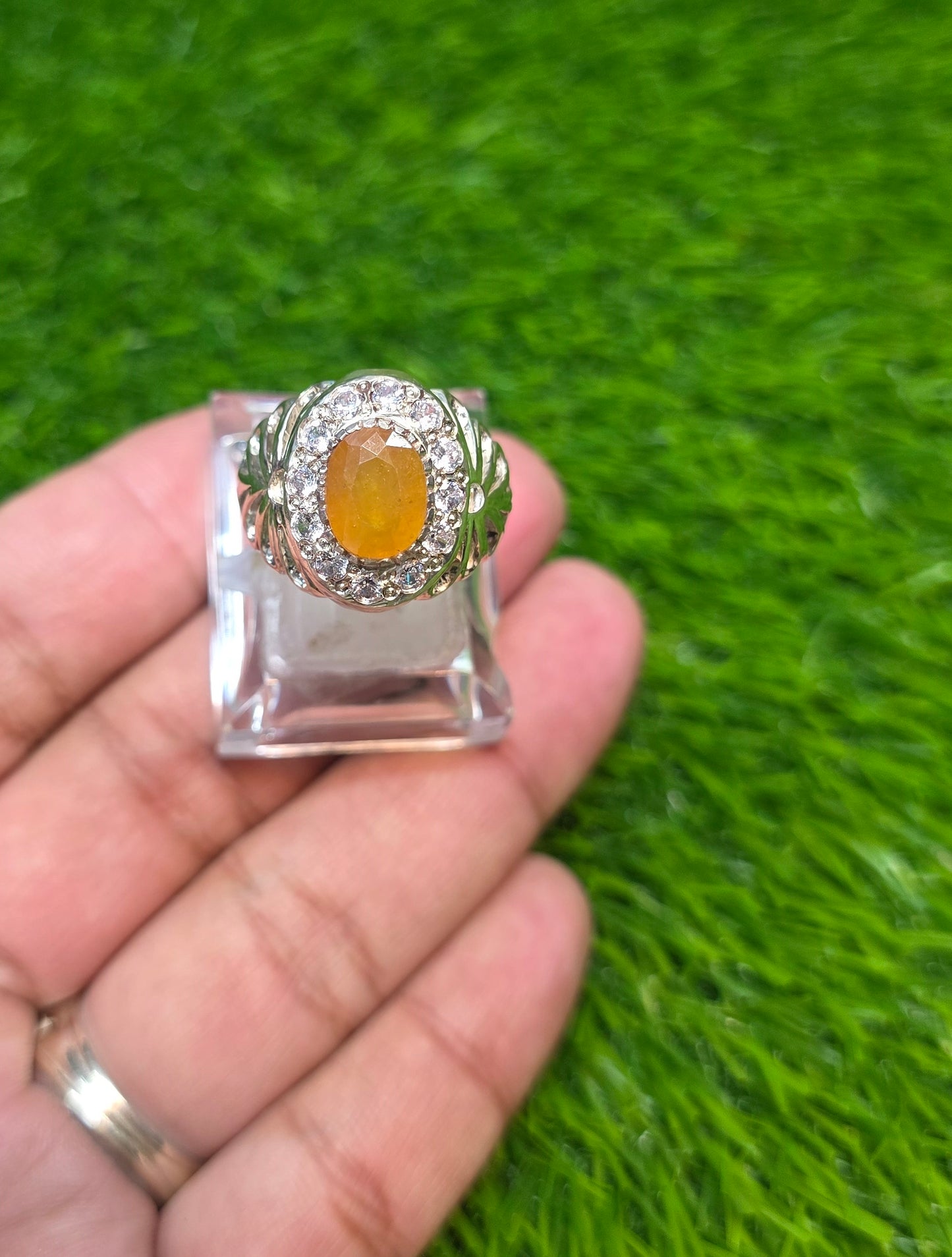 Premium Quality Pukhraj Ring