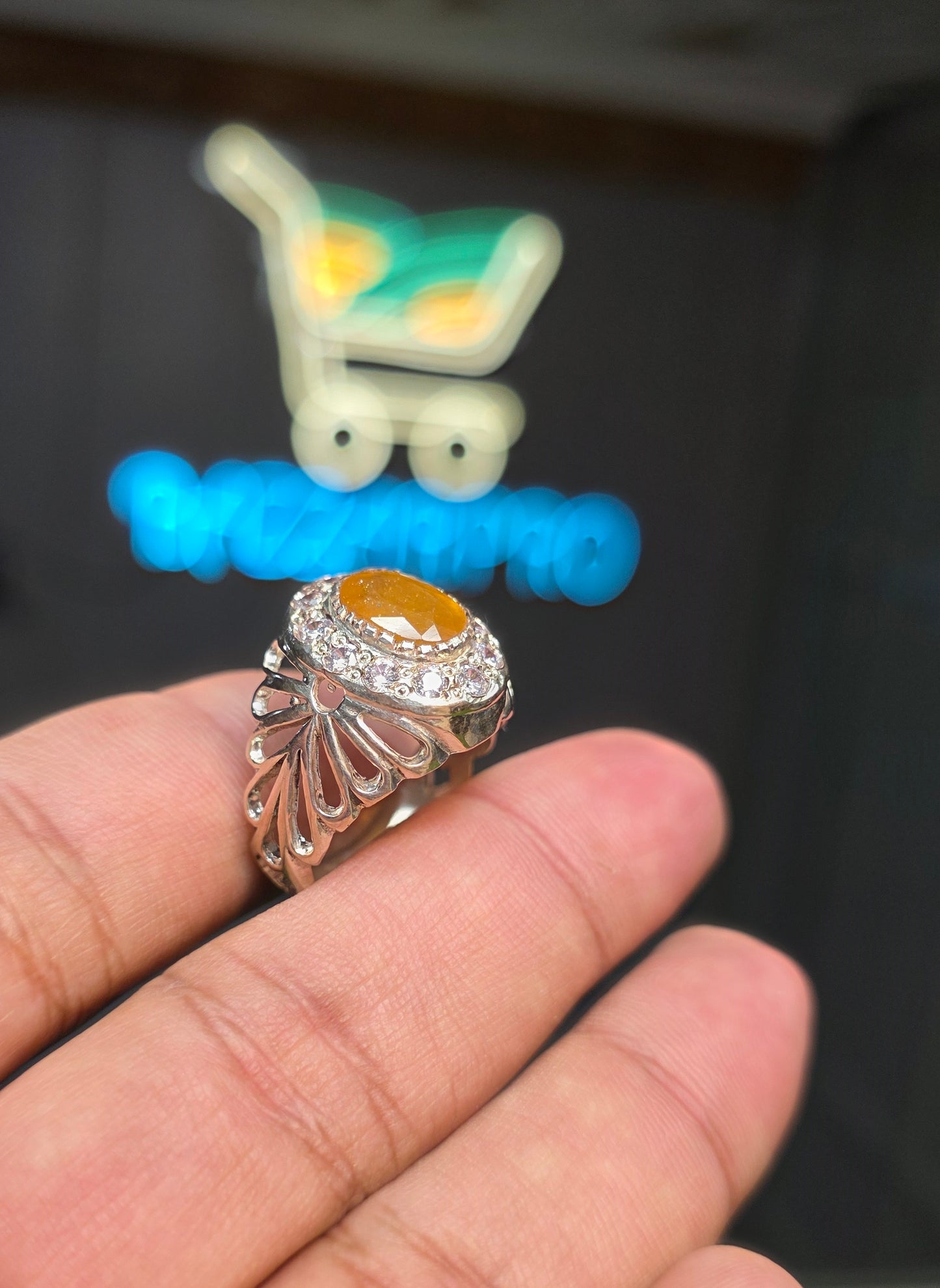 Premium Quality Pukhraj Ring