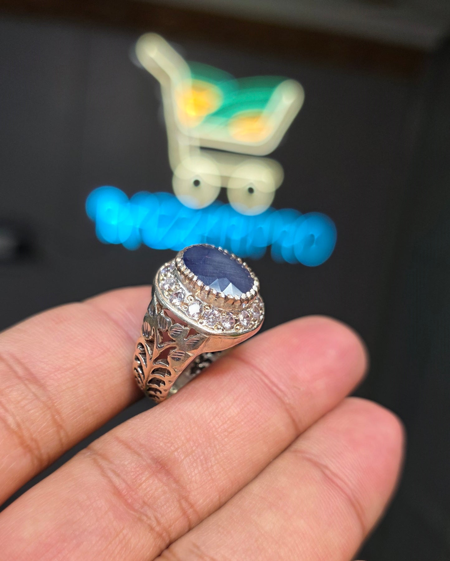 Premium Quality Neelam Ring
