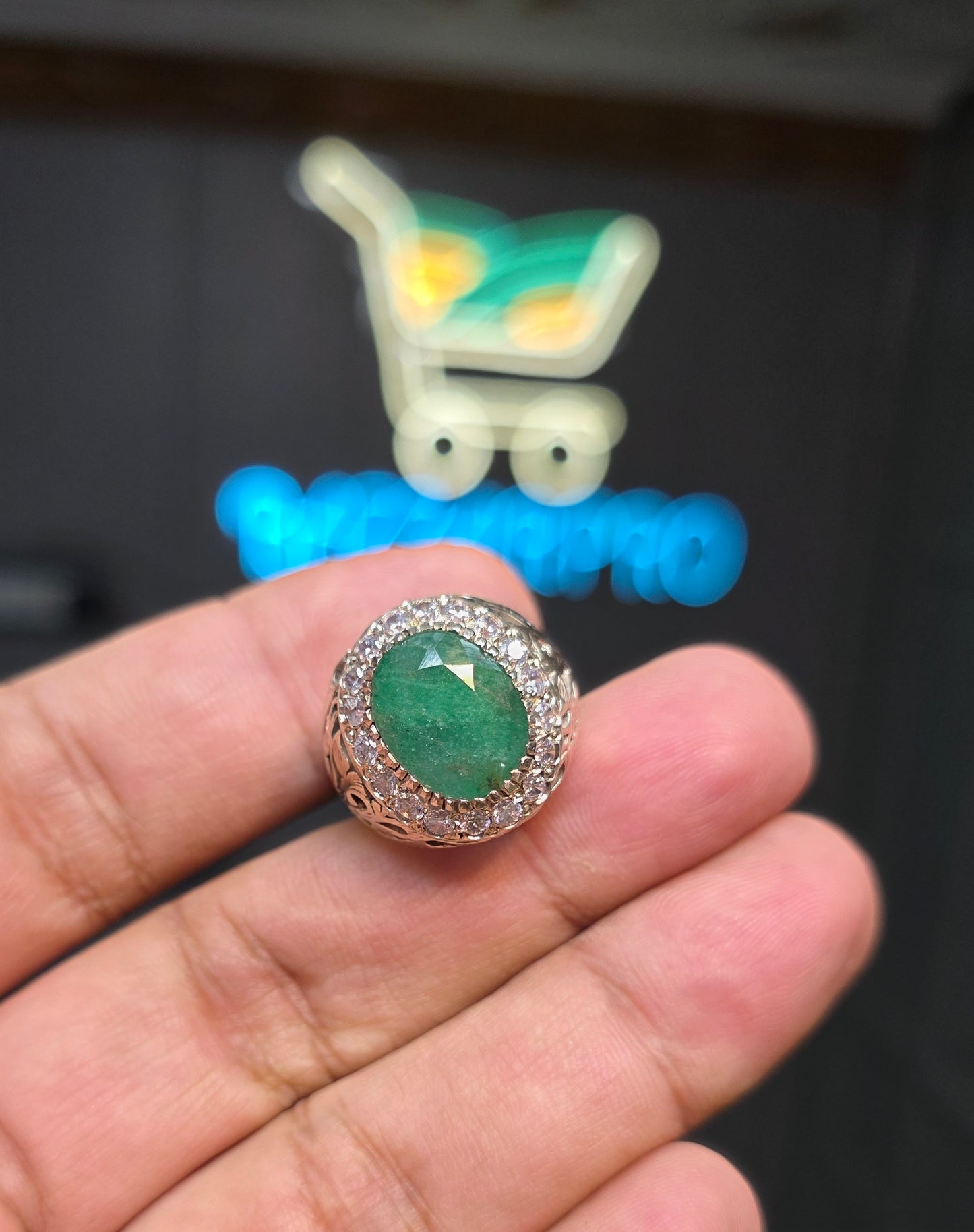 Premium Quality Zamurd Ring