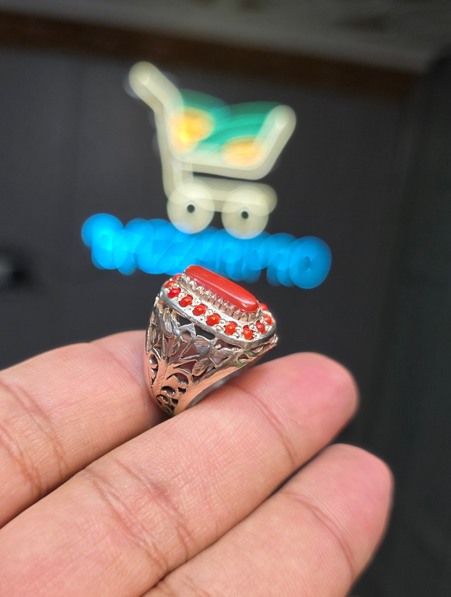 Premium Quality Marjan Ring