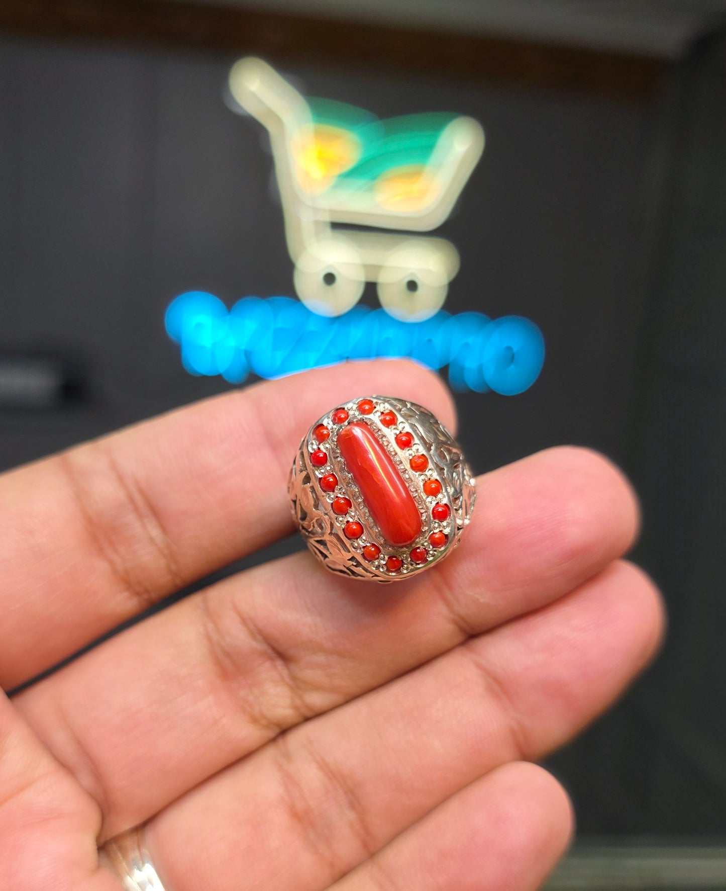 Premium Quality Marjan Ring