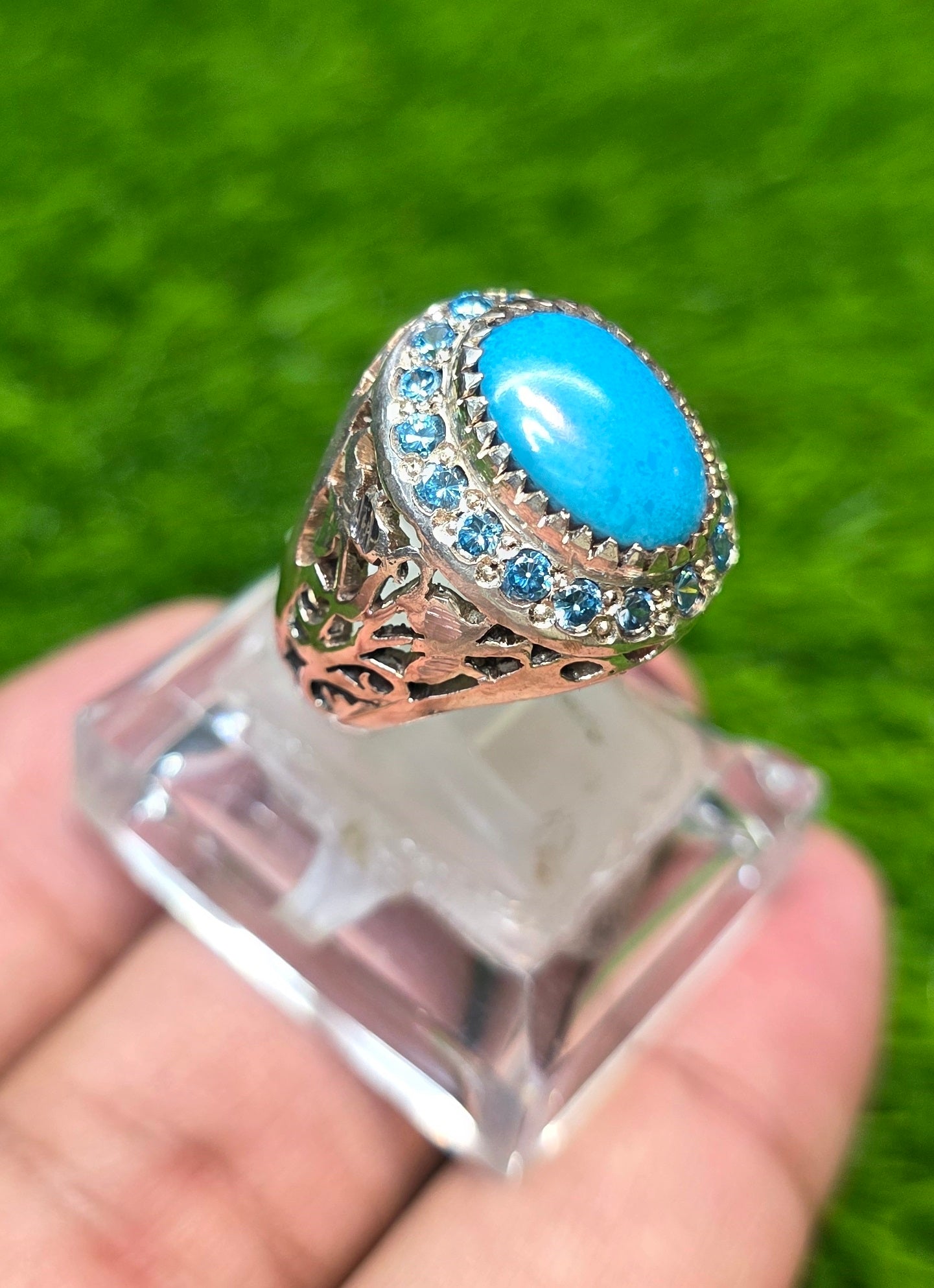 Premium Quality Irani Feroza Ring