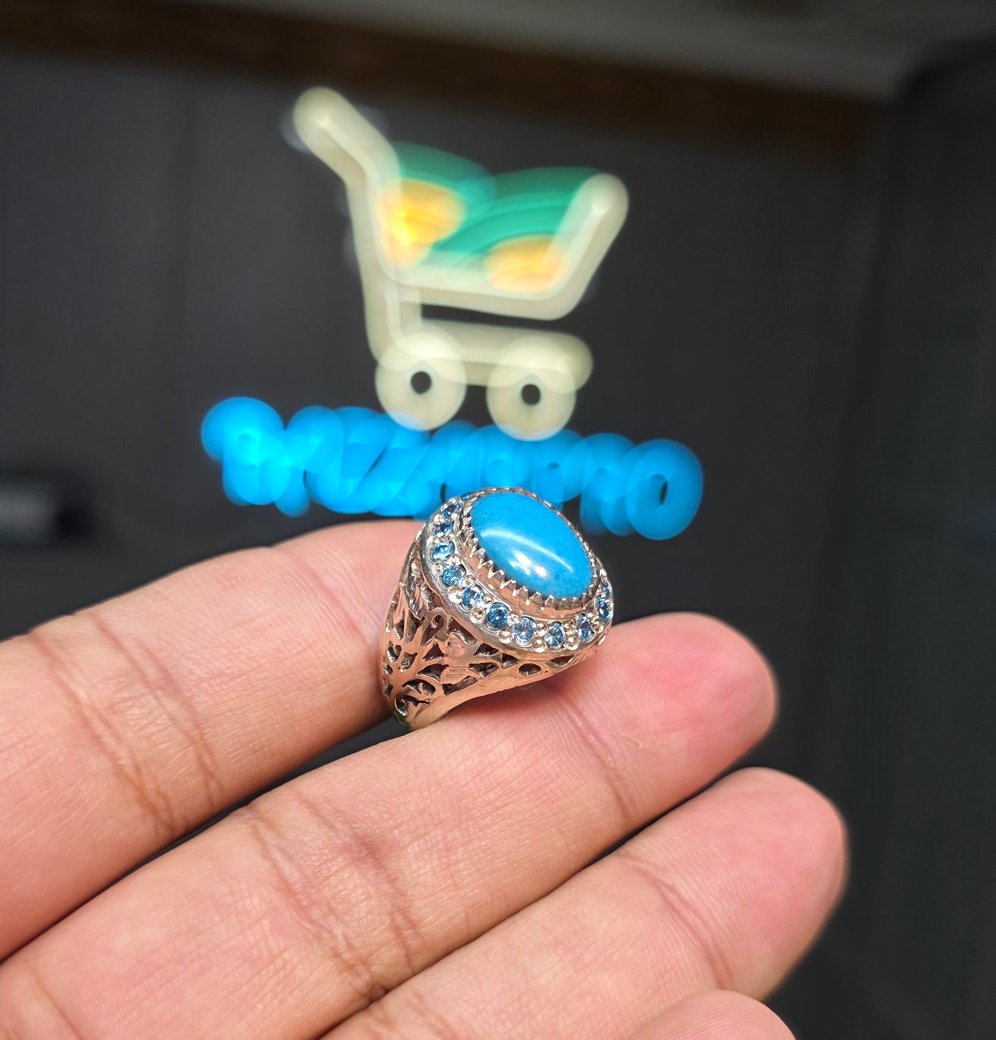 Premium Quality Irani Feroza Ring