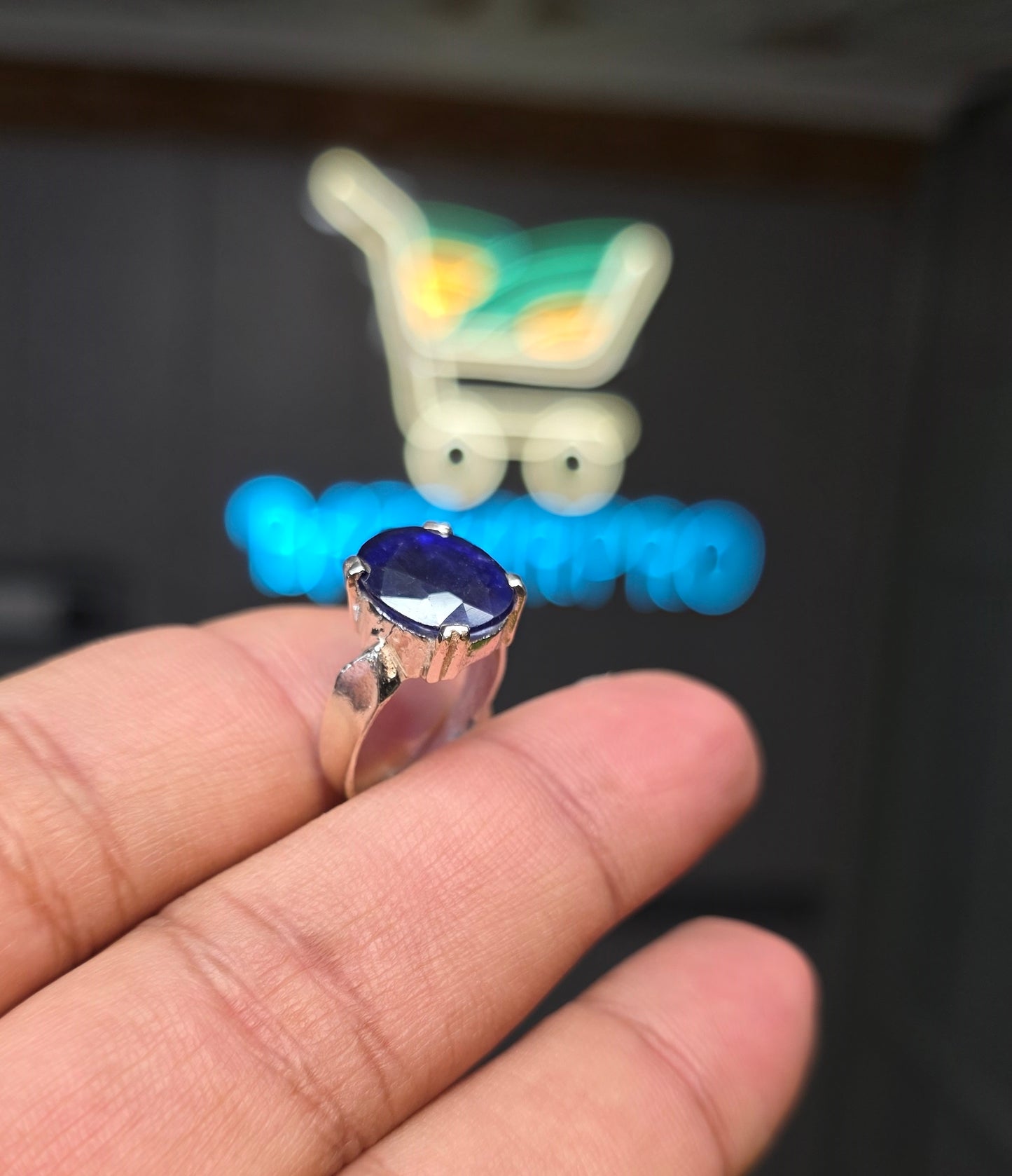 Premium Quality Neelam Ring