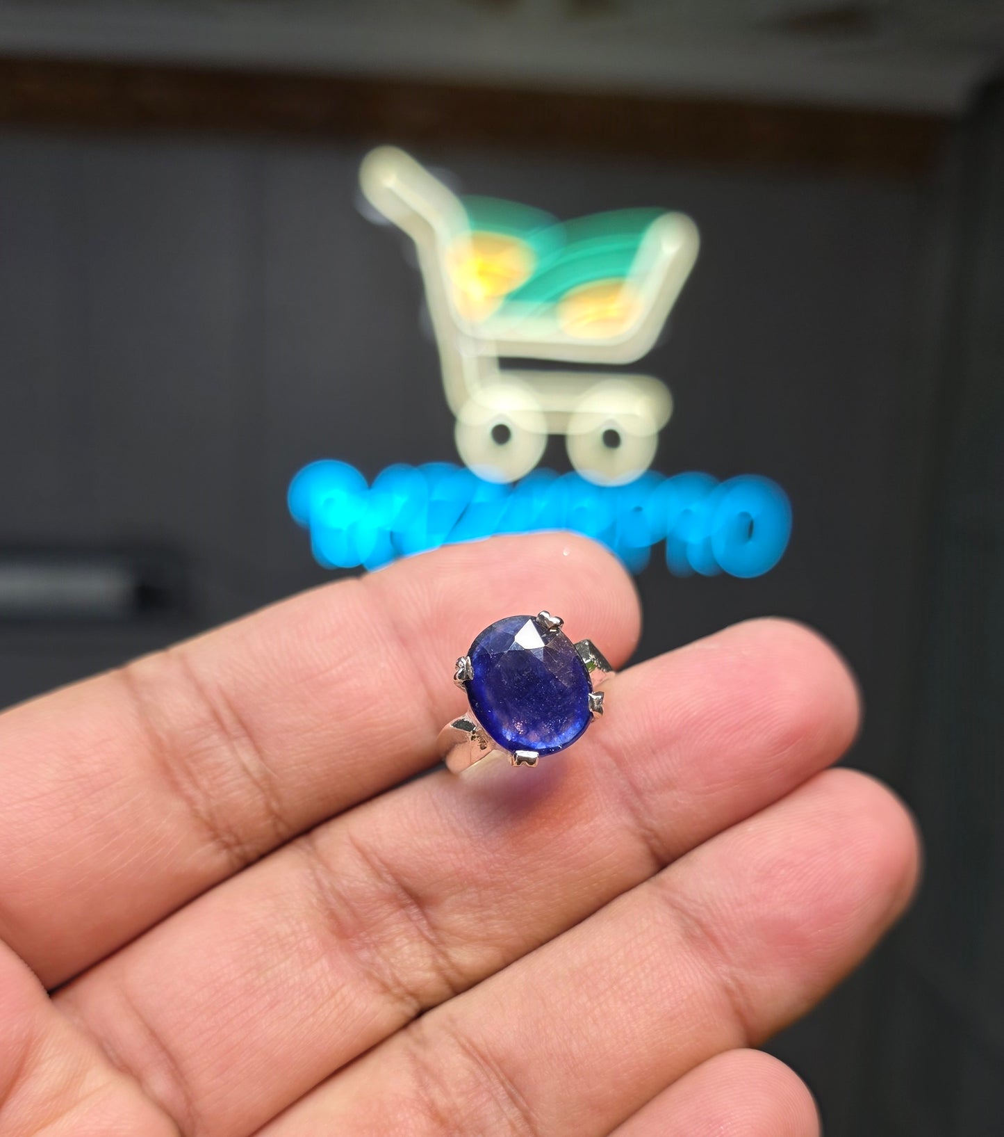 Premium Quality Neelam Ring
