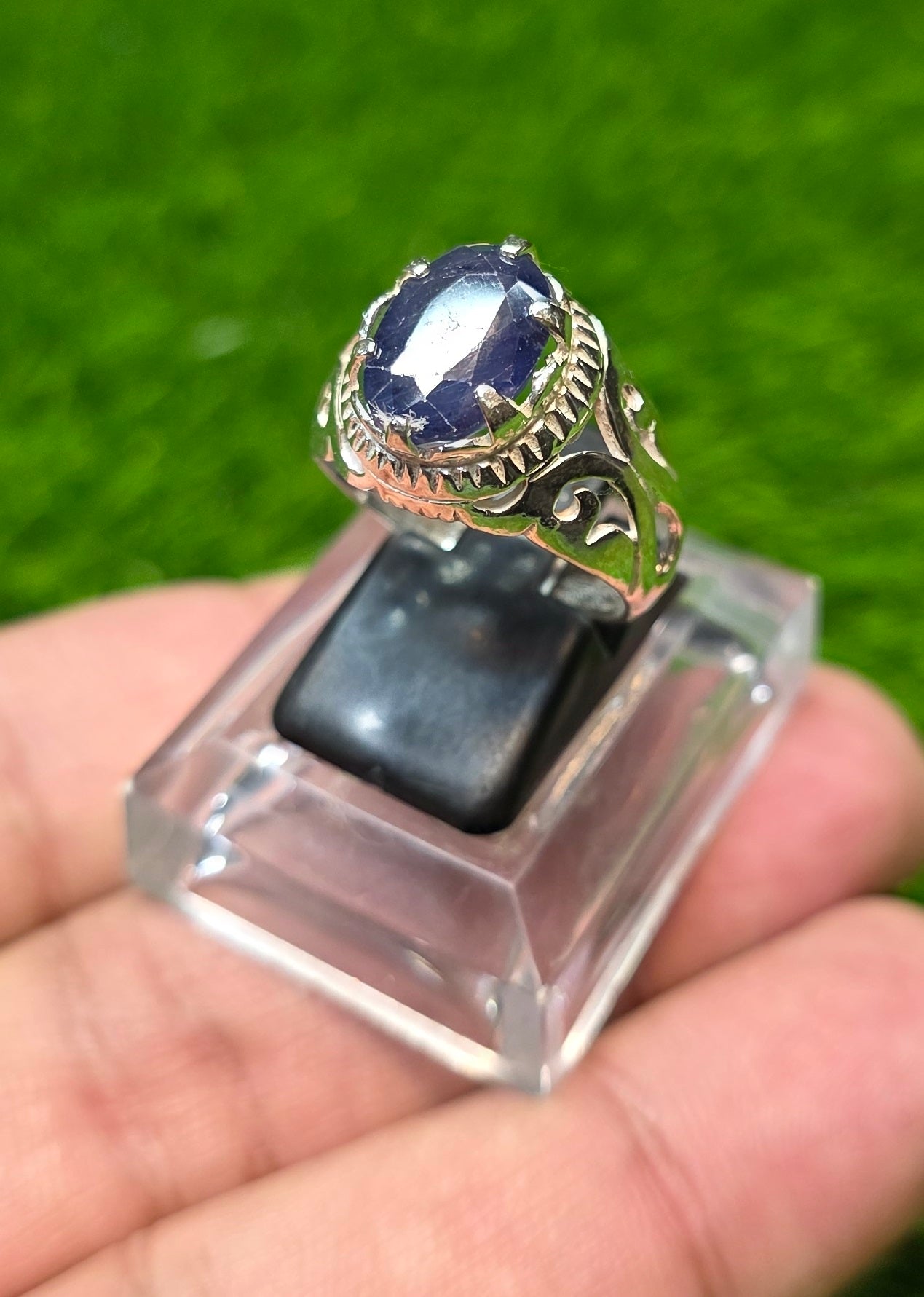 Premium Quality Neelam Ring