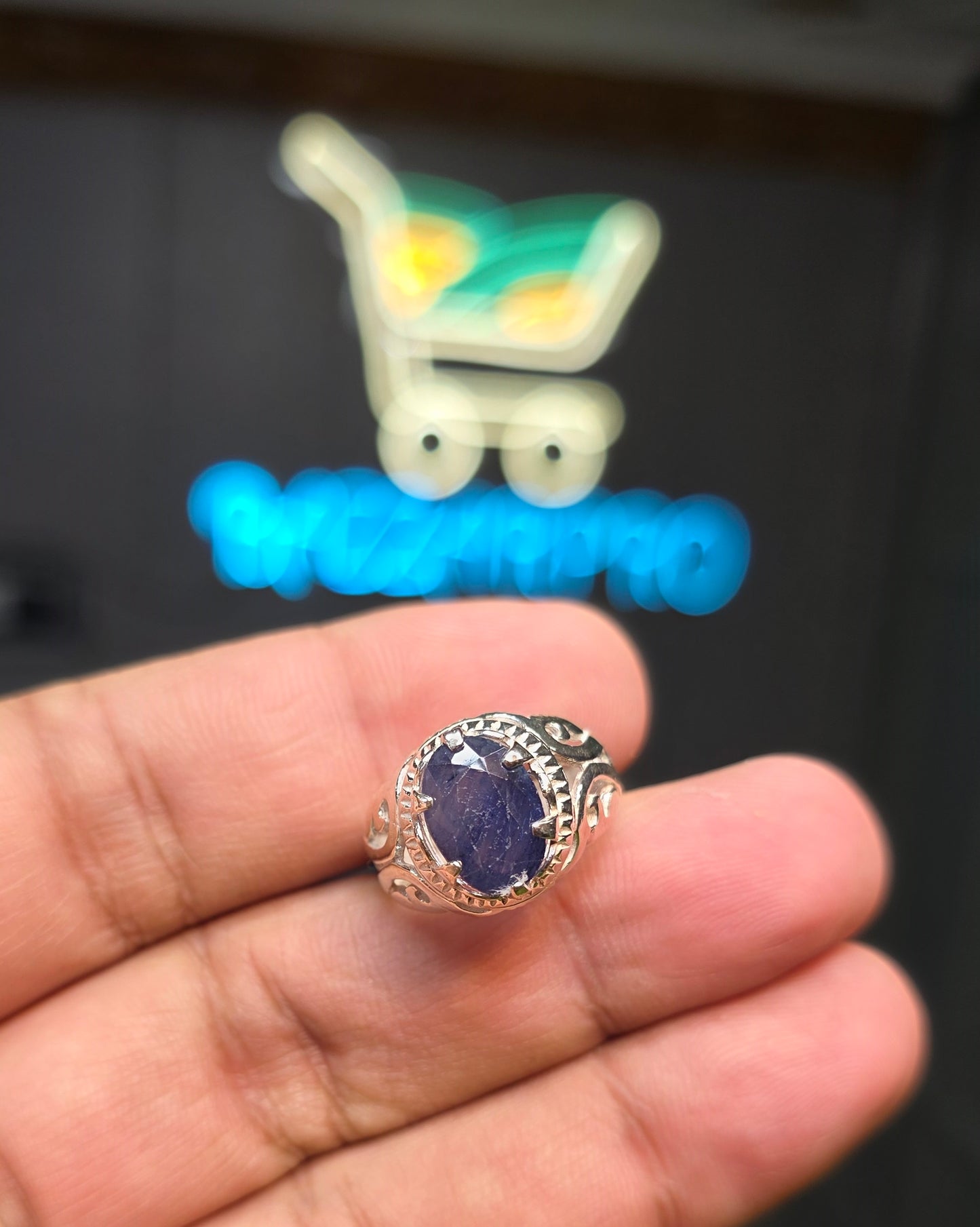 Premium Quality Neelam Ring